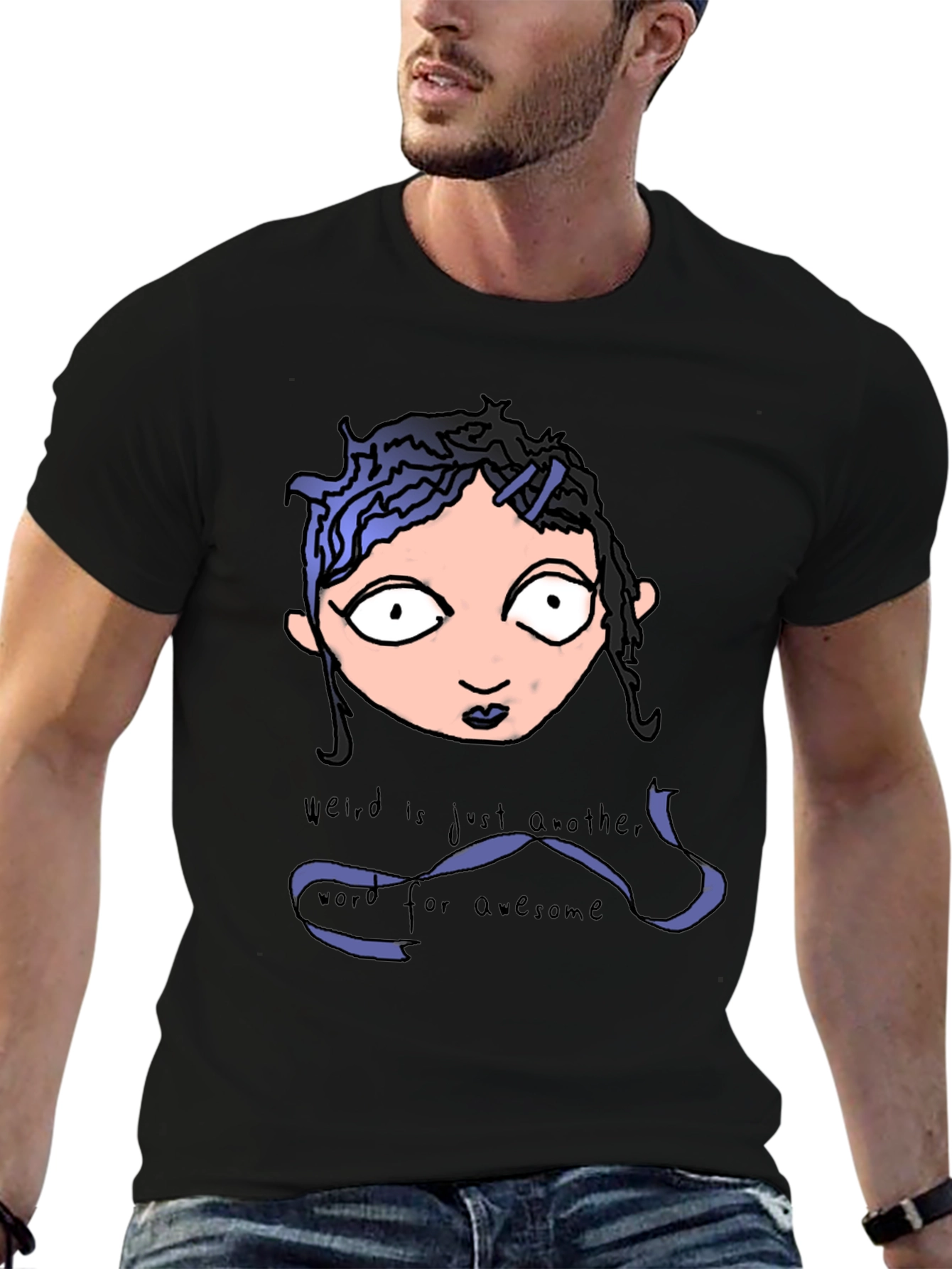 Weird is Awesome Graphic T-Shirt