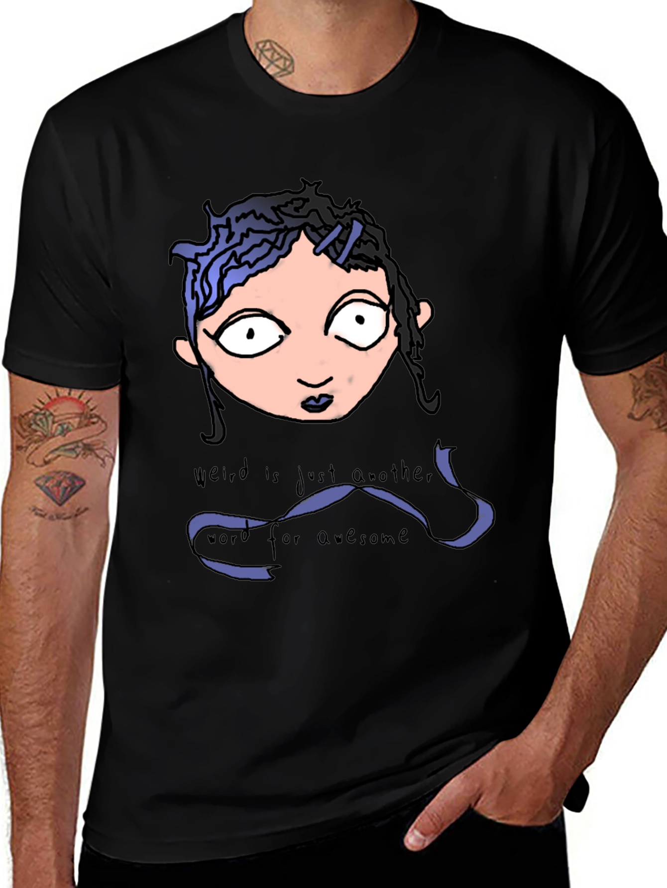 Weird is Awesome Graphic T-Shirt