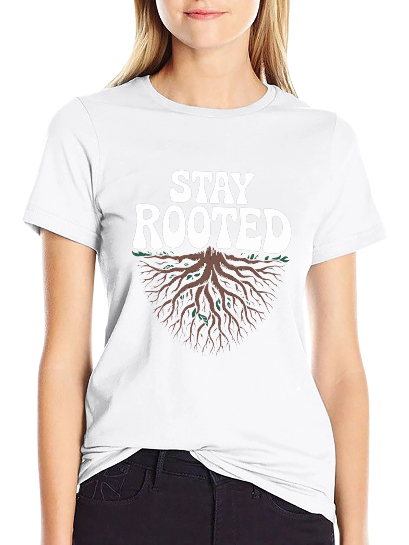 Stay Rooted Tree Graphic Tee - Stylish Unisex T-Shirt