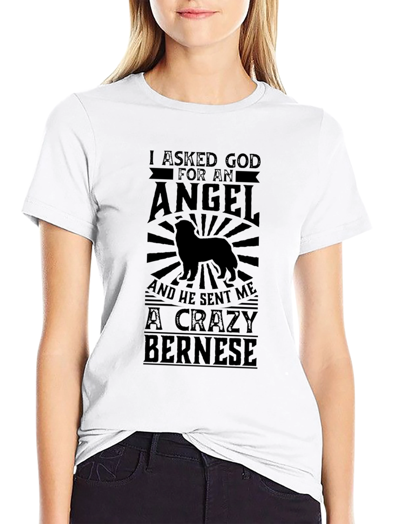 Crazy Bernese Dog T-Shirt - Unique Pet Lover Gift