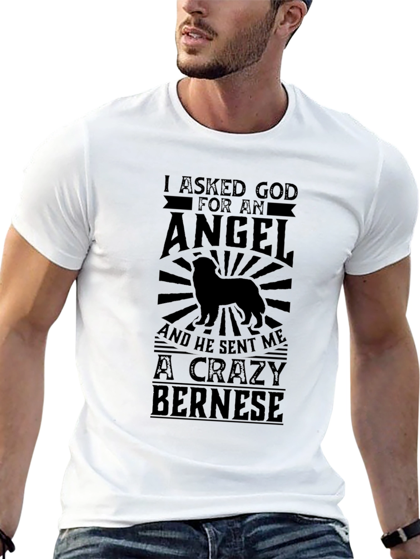 Crazy Bernese Dog T-Shirt - Unique Pet Lover Gift