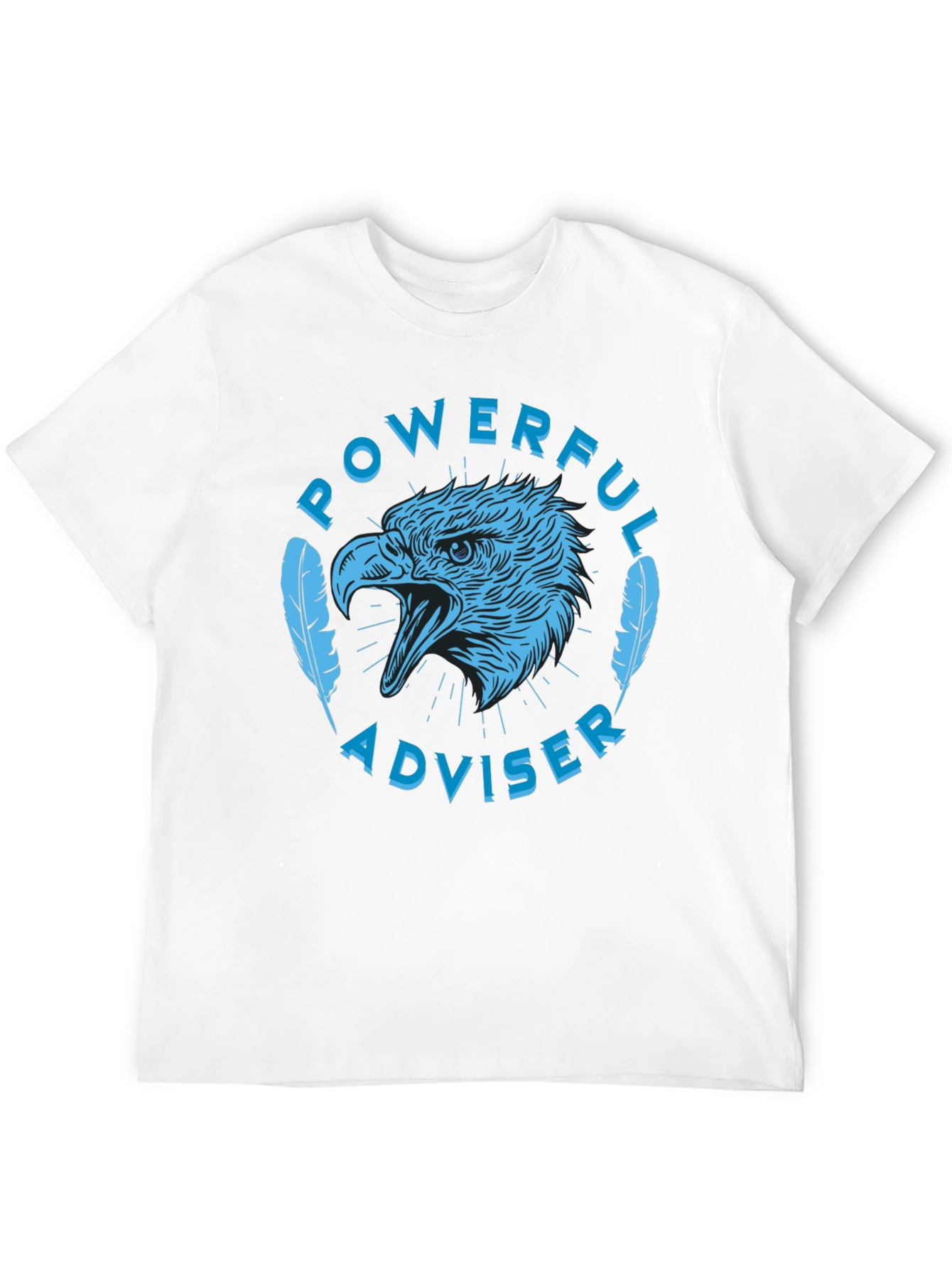 Powerful Adviser Eagle Graphic Tee - Black