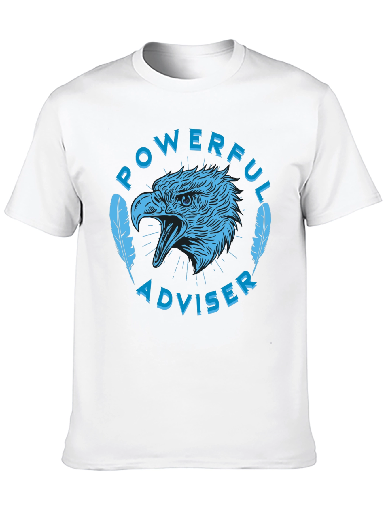 Powerful Adviser Eagle Graphic Tee - Black