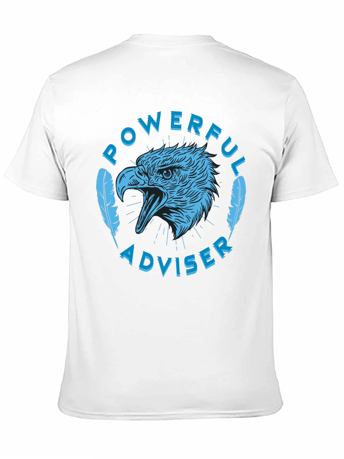 Powerful Adviser Eagle Graphic Tee - Black
