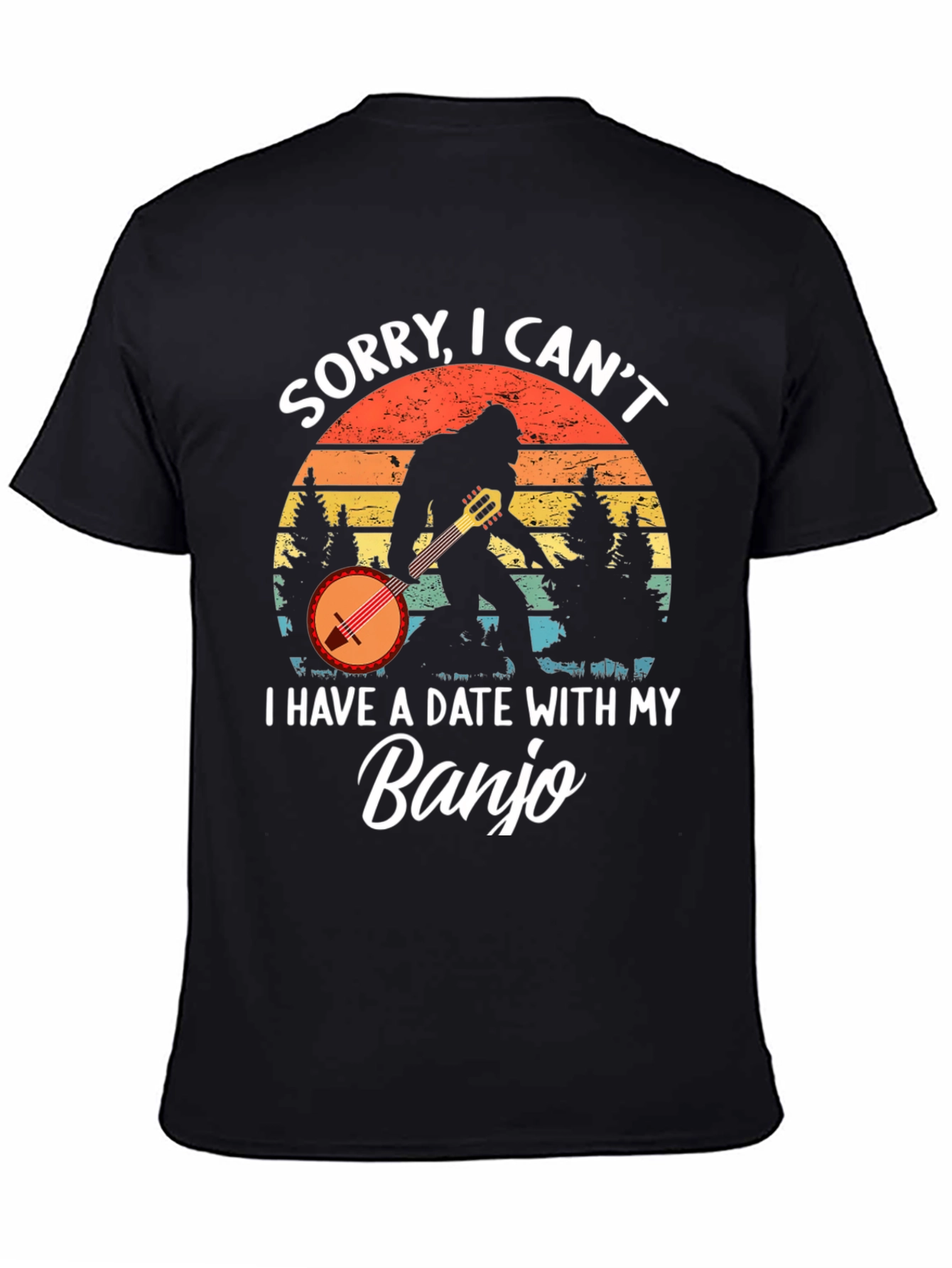 Sorry I Cant. Banjo T-Shirt