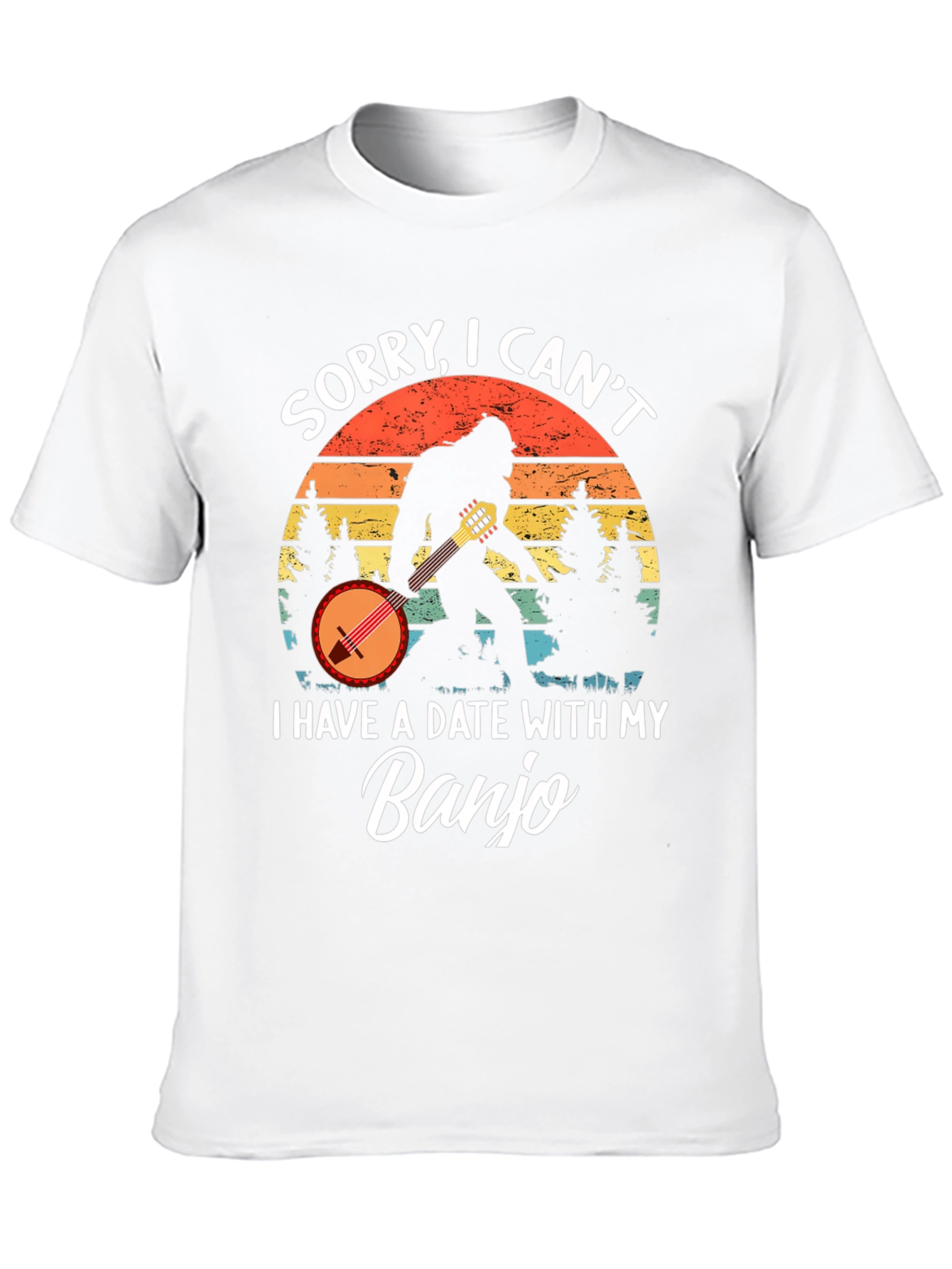 Sorry I Cant. Banjo T-Shirt