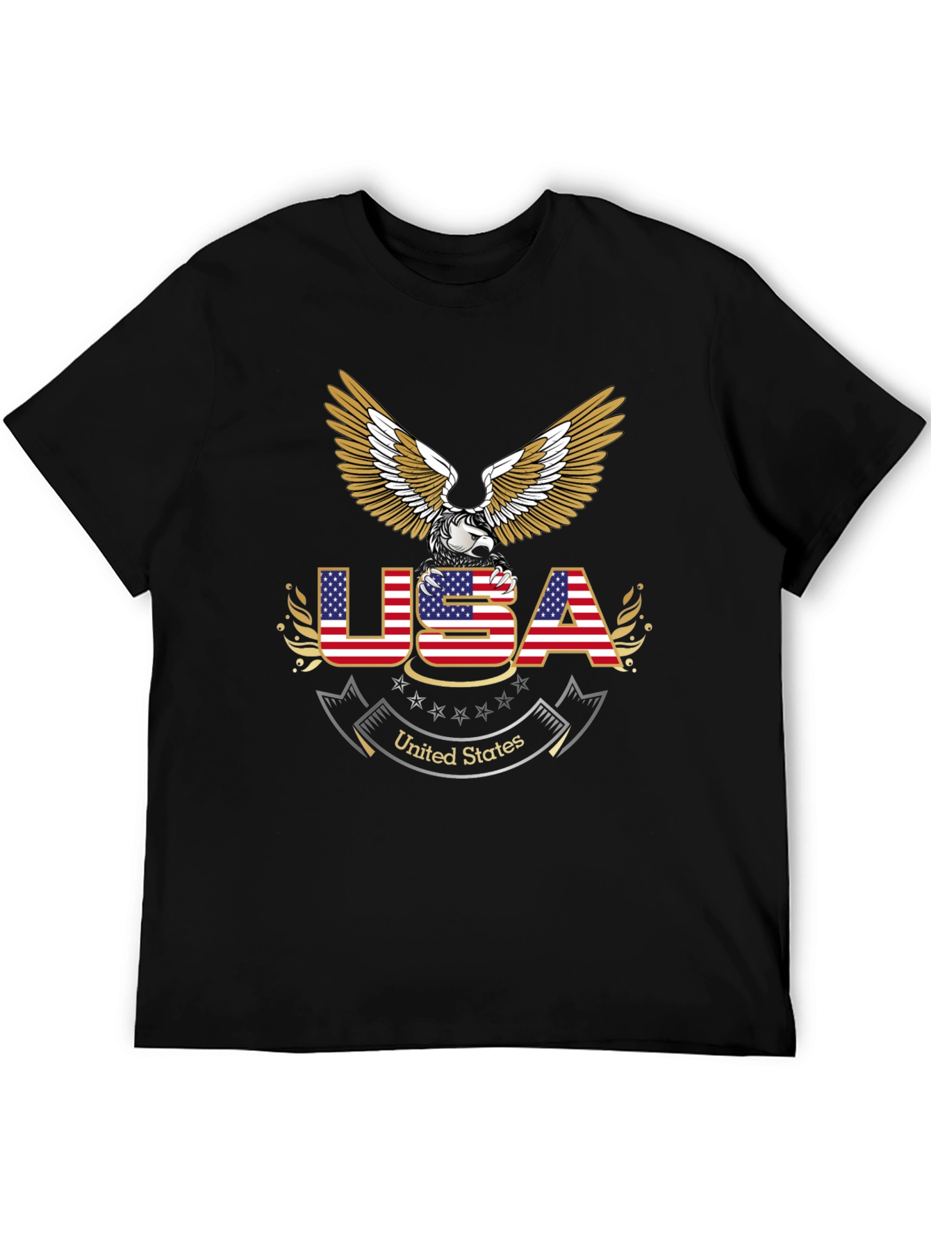USA Eagle Graphic T-Shirt Patriotic Pride