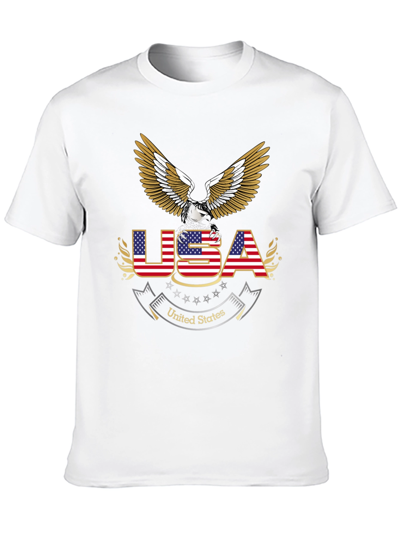 USA Eagle Graphic T-Shirt Patriotic Pride