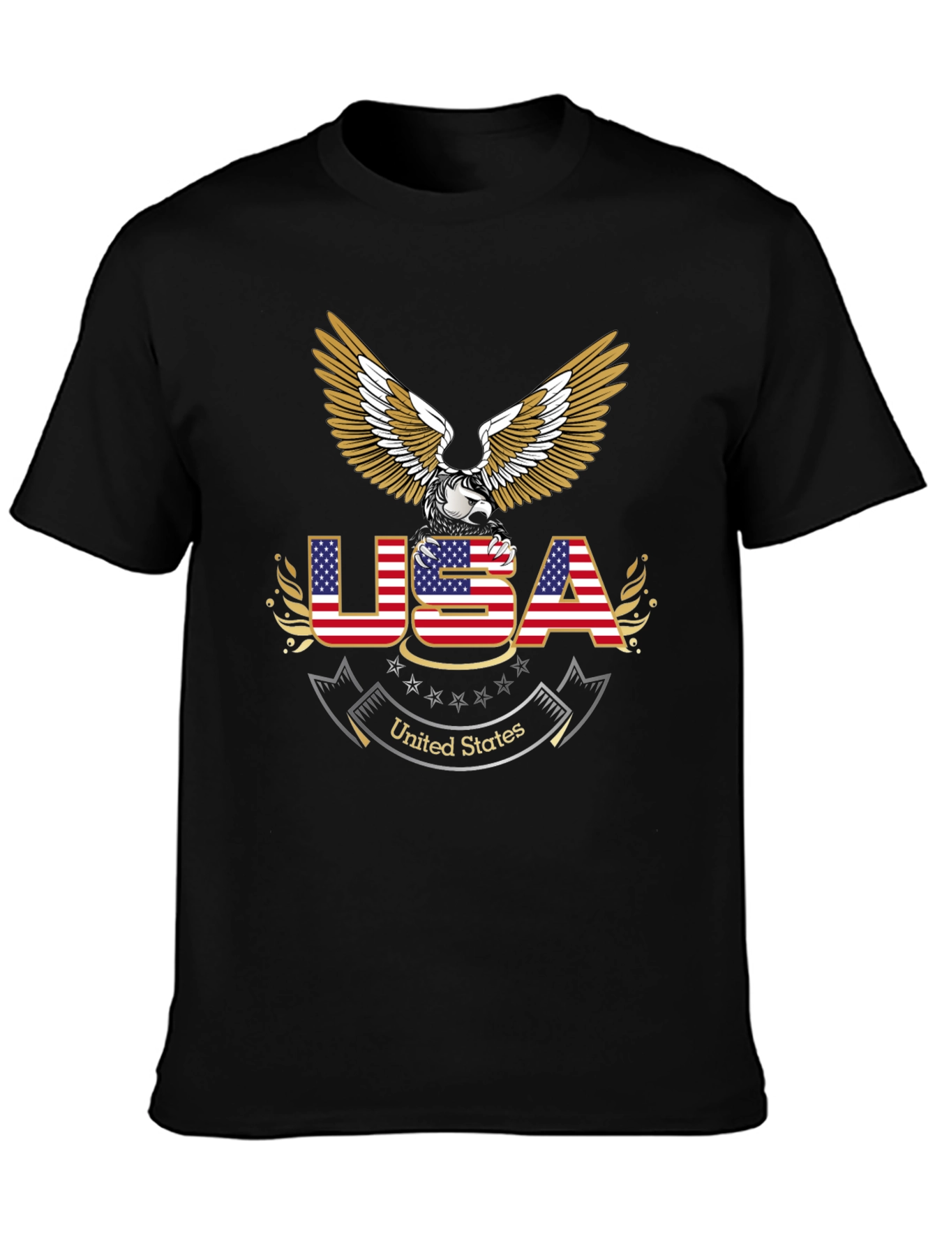 USA Eagle Graphic T-Shirt Patriotic Pride