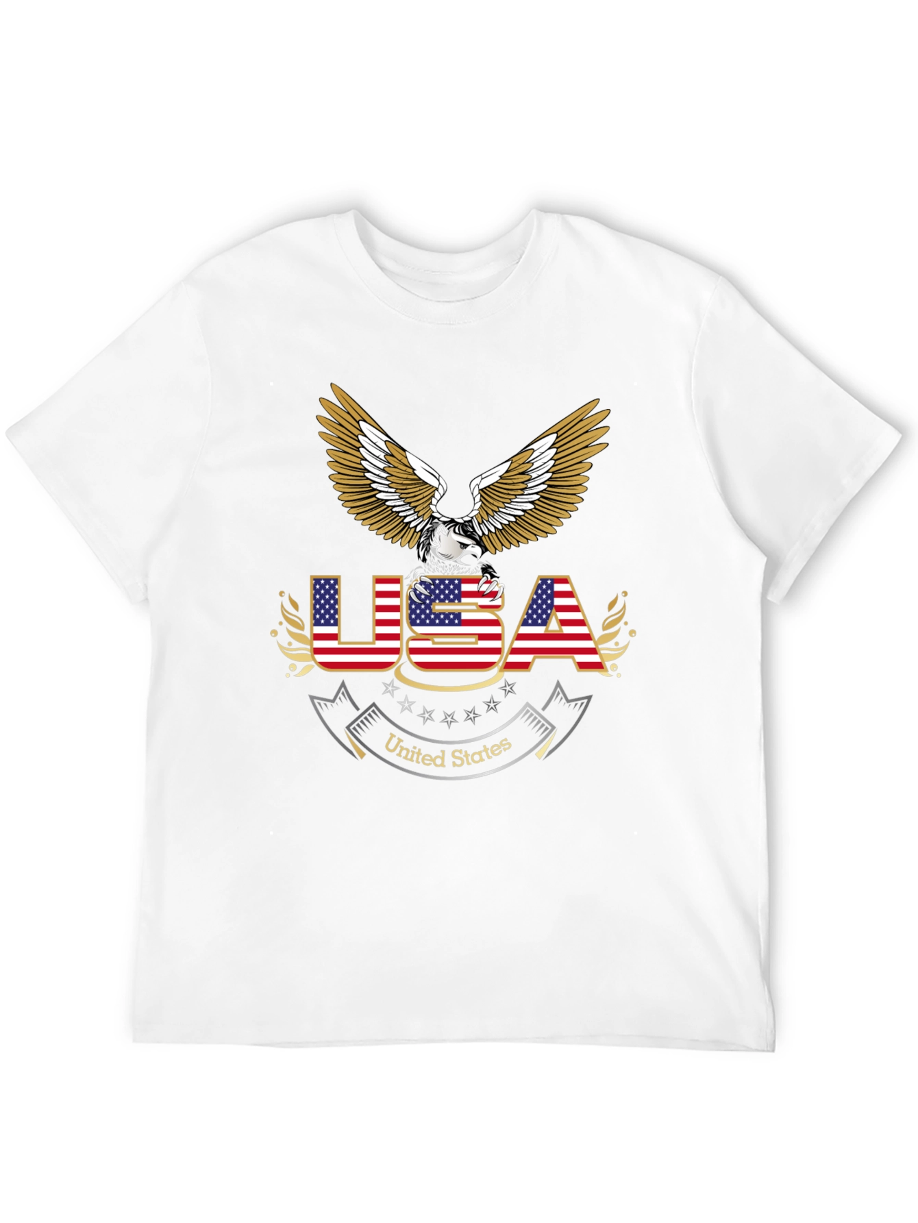 USA Eagle Graphic T-Shirt Patriotic Pride