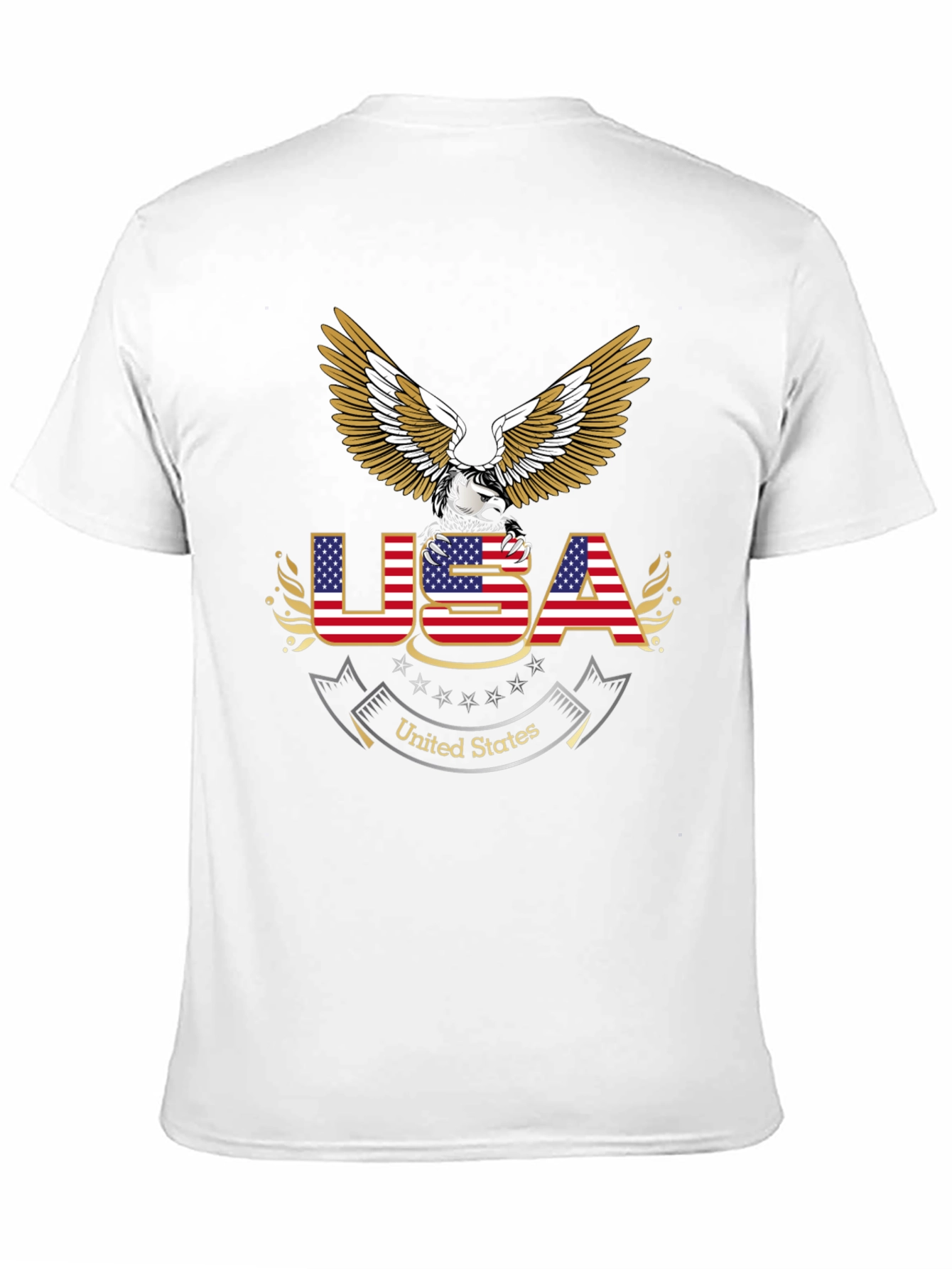 USA Eagle Graphic T-Shirt Patriotic Pride