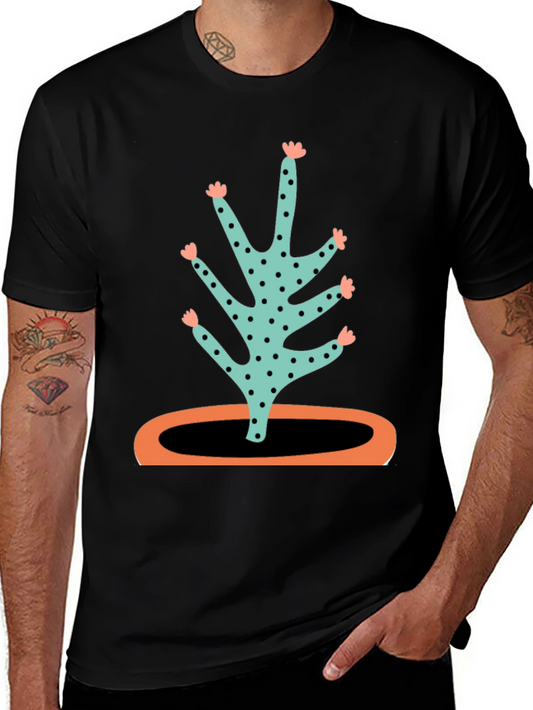 Funky Cactus Graphic T-Shirt