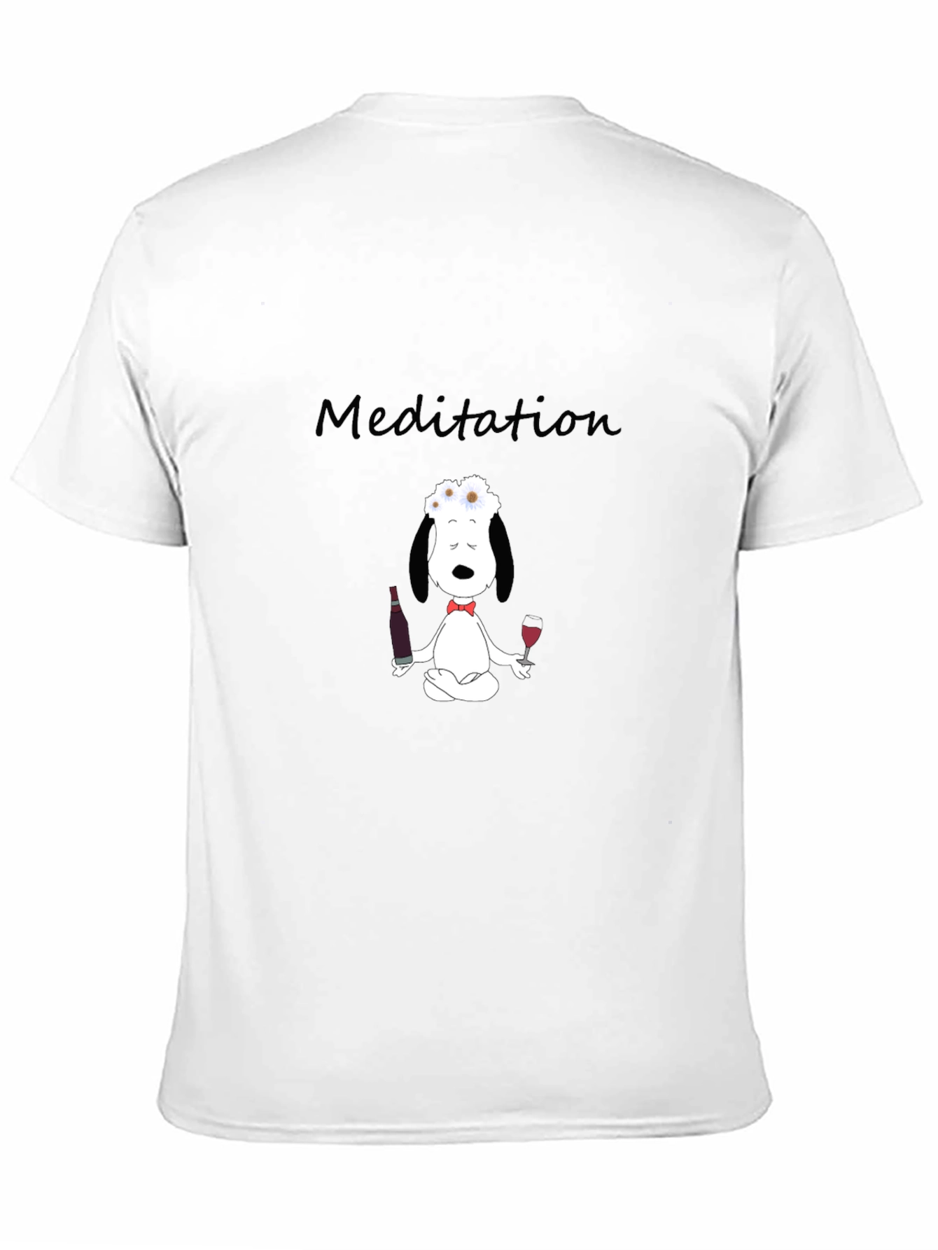 Meditation Snoopy Wine Lover T-Shirt