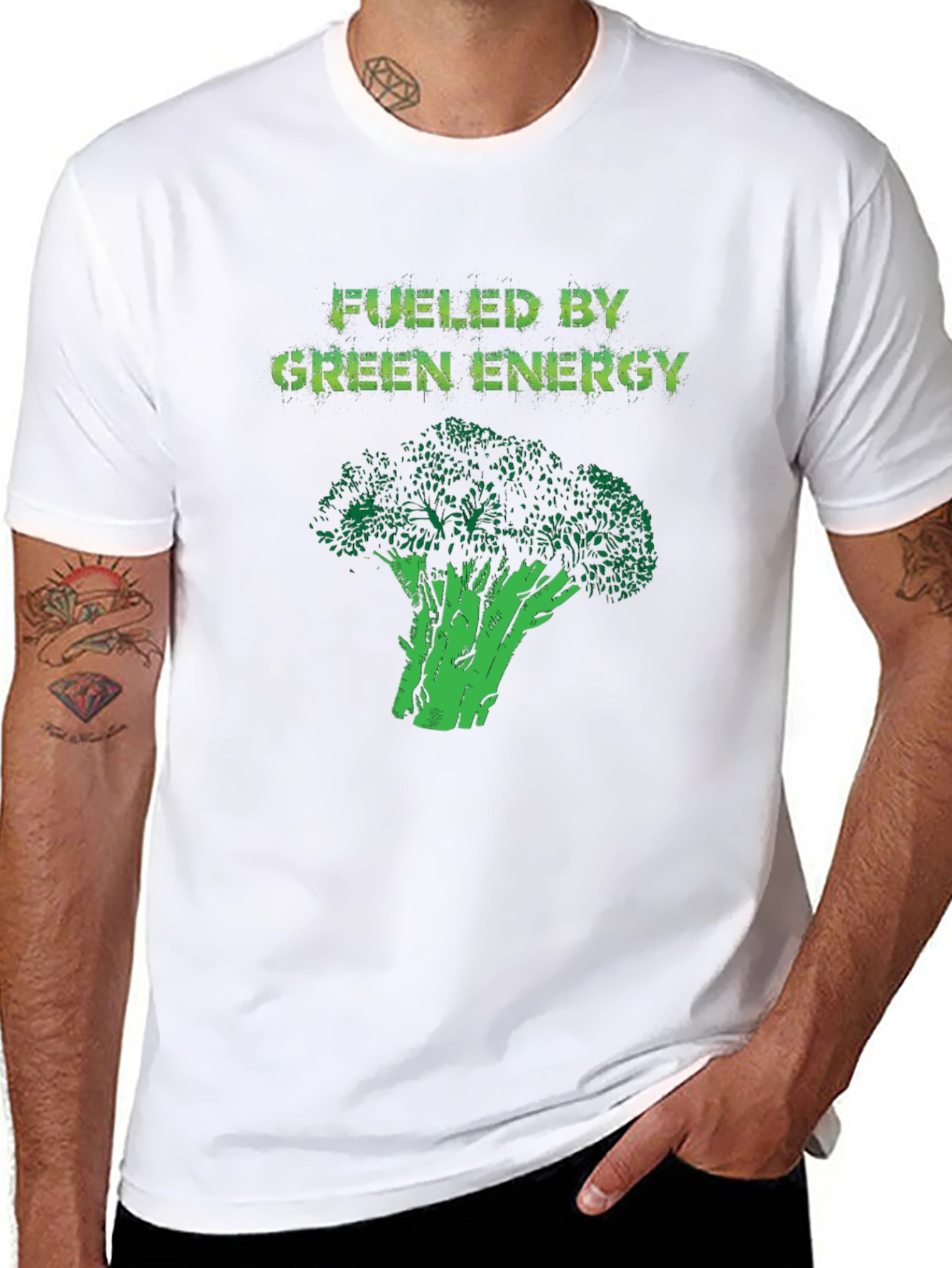 Fueled by Green Energy Black T-Shirt