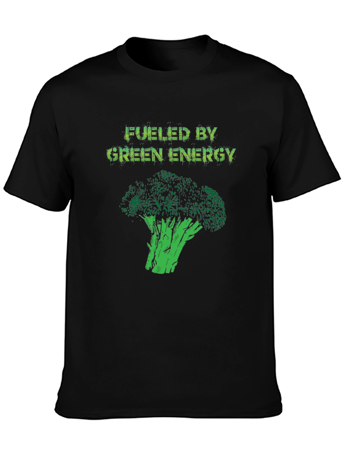 Fueled by Green Energy Black T-Shirt