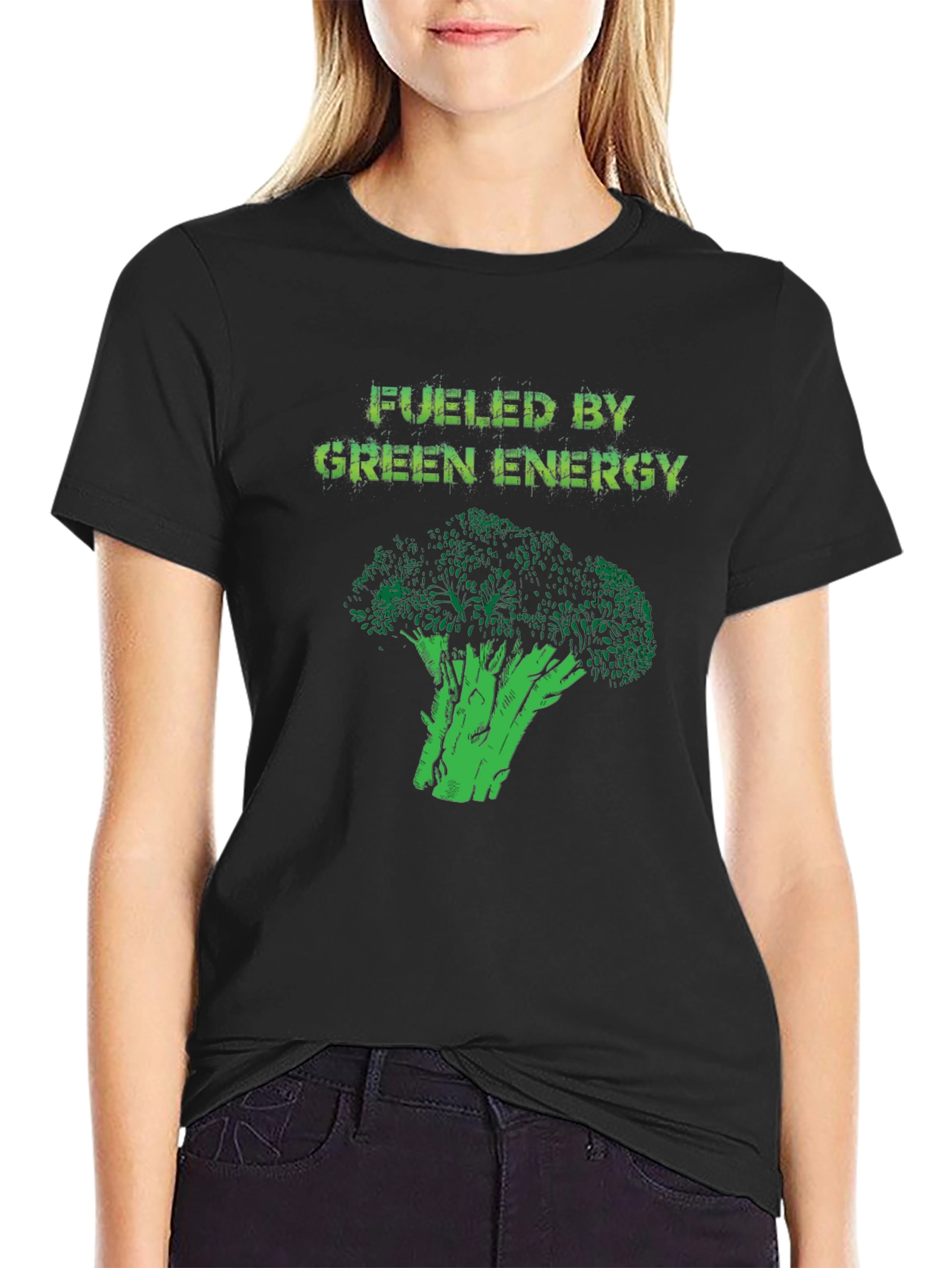 Fueled by Green Energy Black T-Shirt