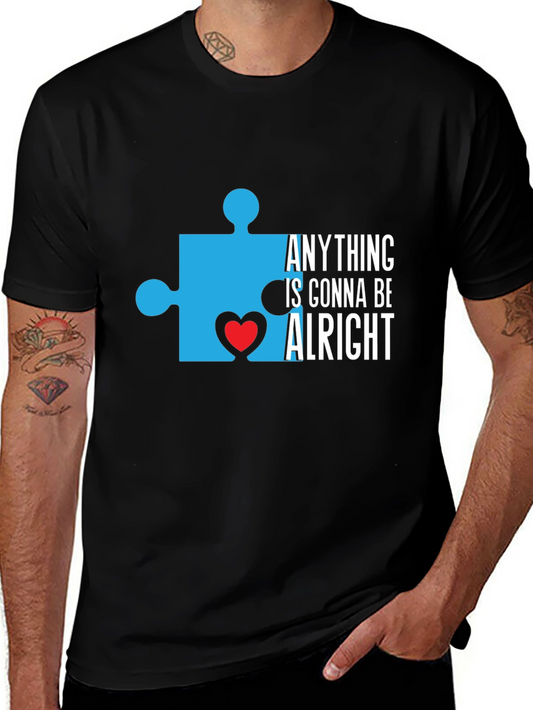Autism Awareness T-Shirt Puzzle Piece Heart