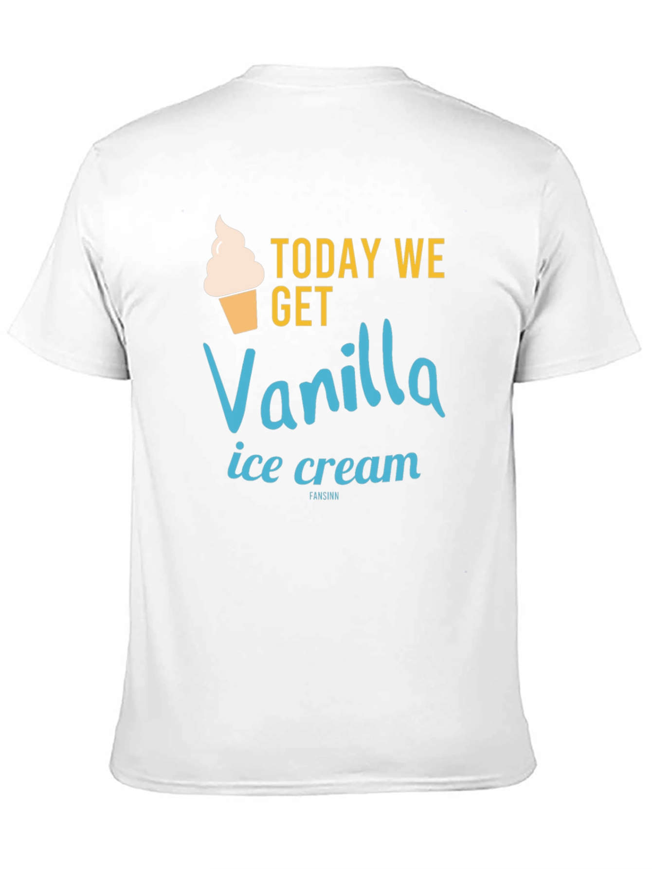 Vanilla Ice Cream T-Shirt - Fun Dessert Tee