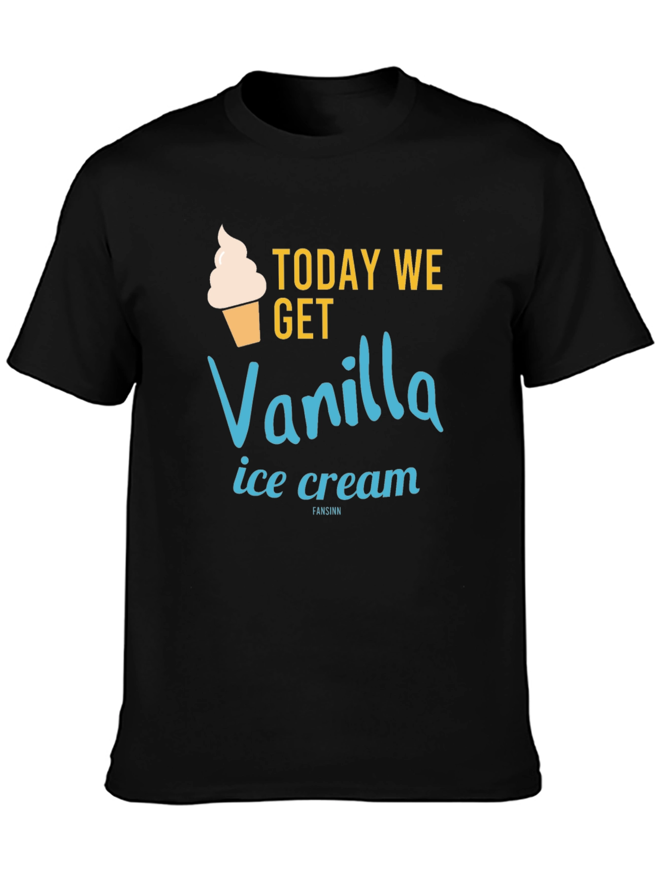 Vanilla Ice Cream T-Shirt - Fun Dessert Tee