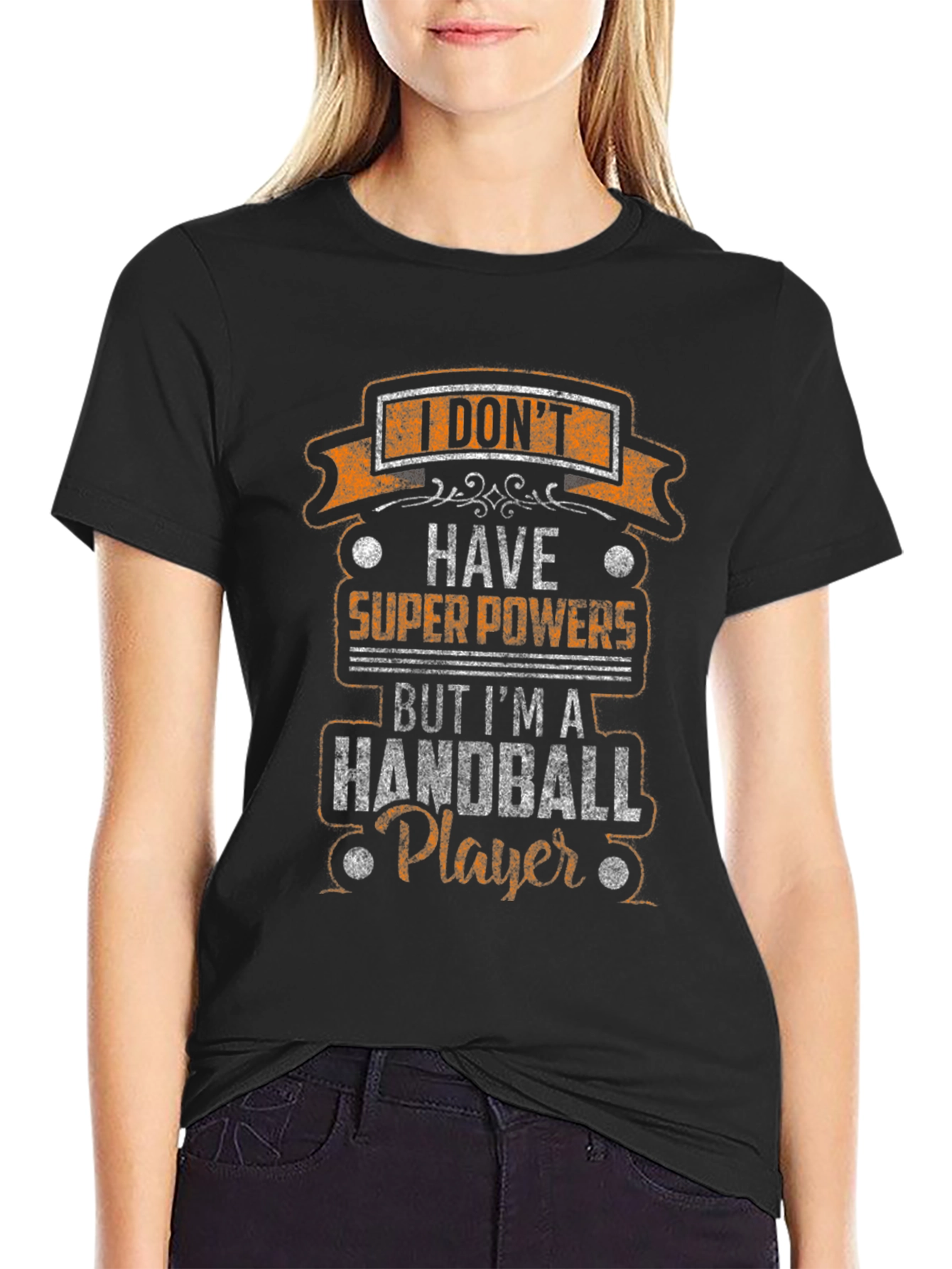 Handball Player Graphic T-Shirt - Funny Sport Tee