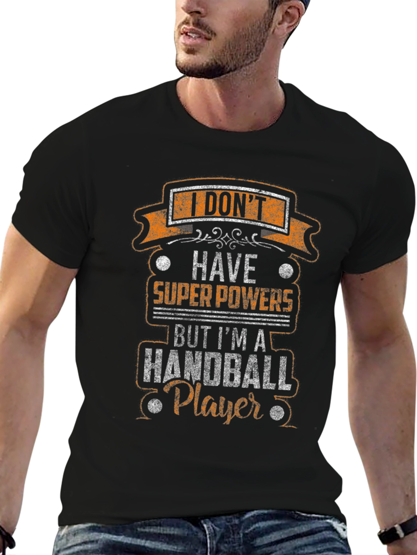 Handball Player Graphic T-Shirt - Funny Sport Tee