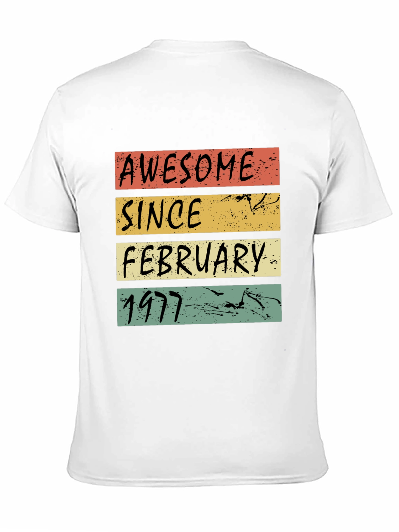 Awesome Since February 1977 Graphic T-Shirt