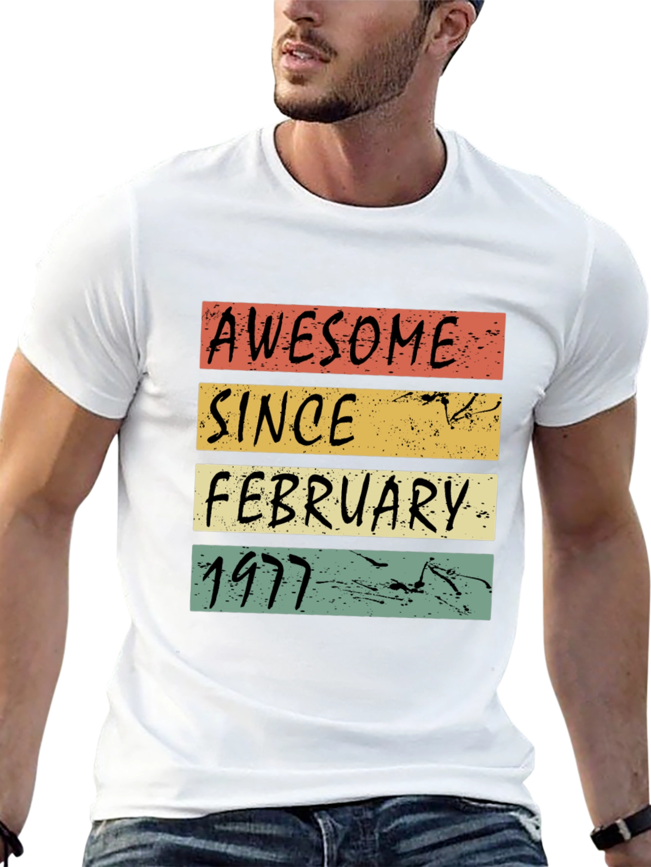 Awesome Since February 1977 Graphic T-Shirt