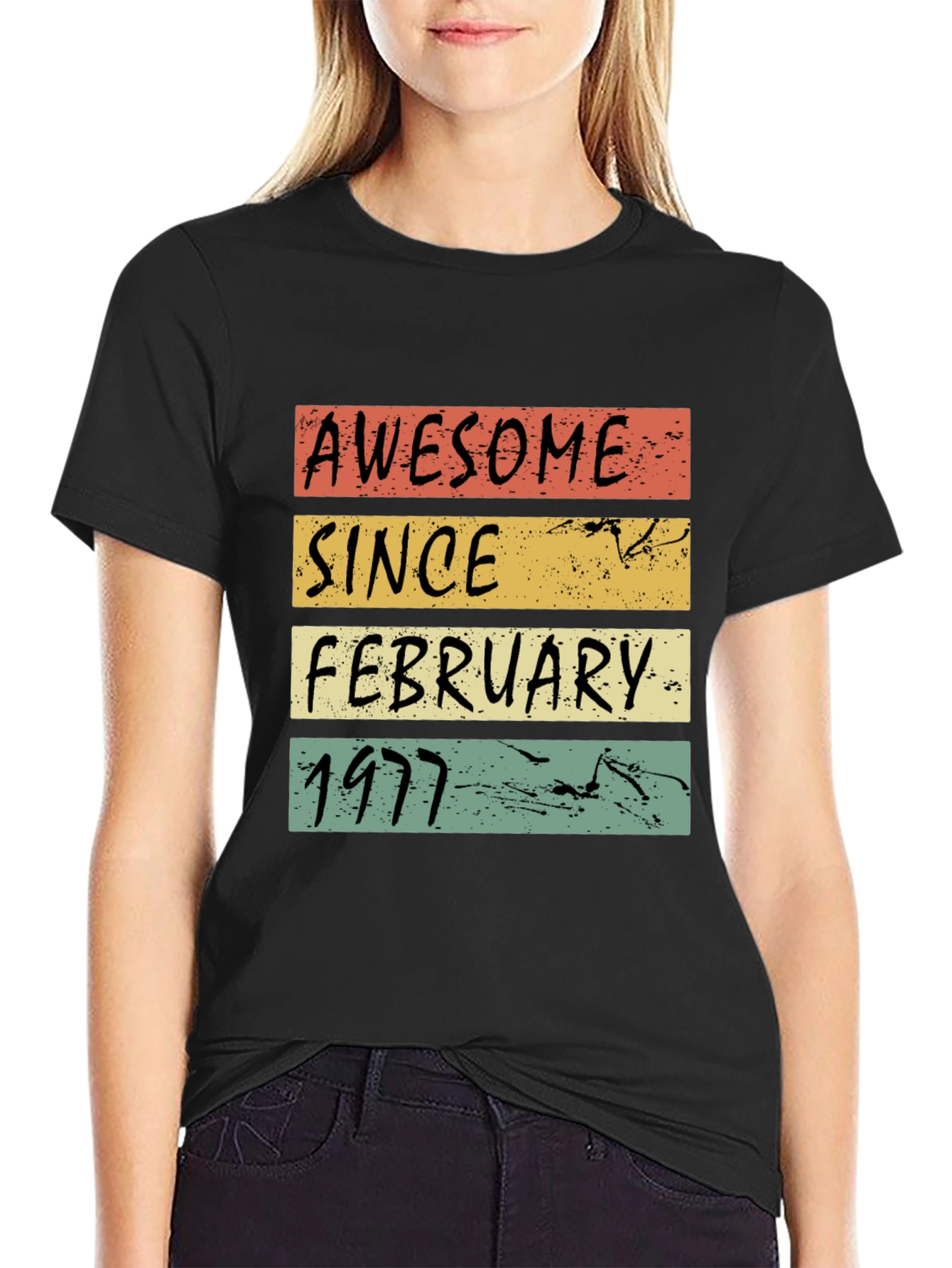 Awesome Since February 1977 Graphic T-Shirt