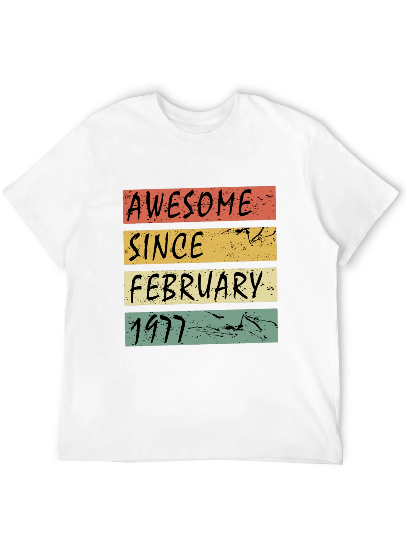 Awesome Since February 1977 Graphic T-Shirt
