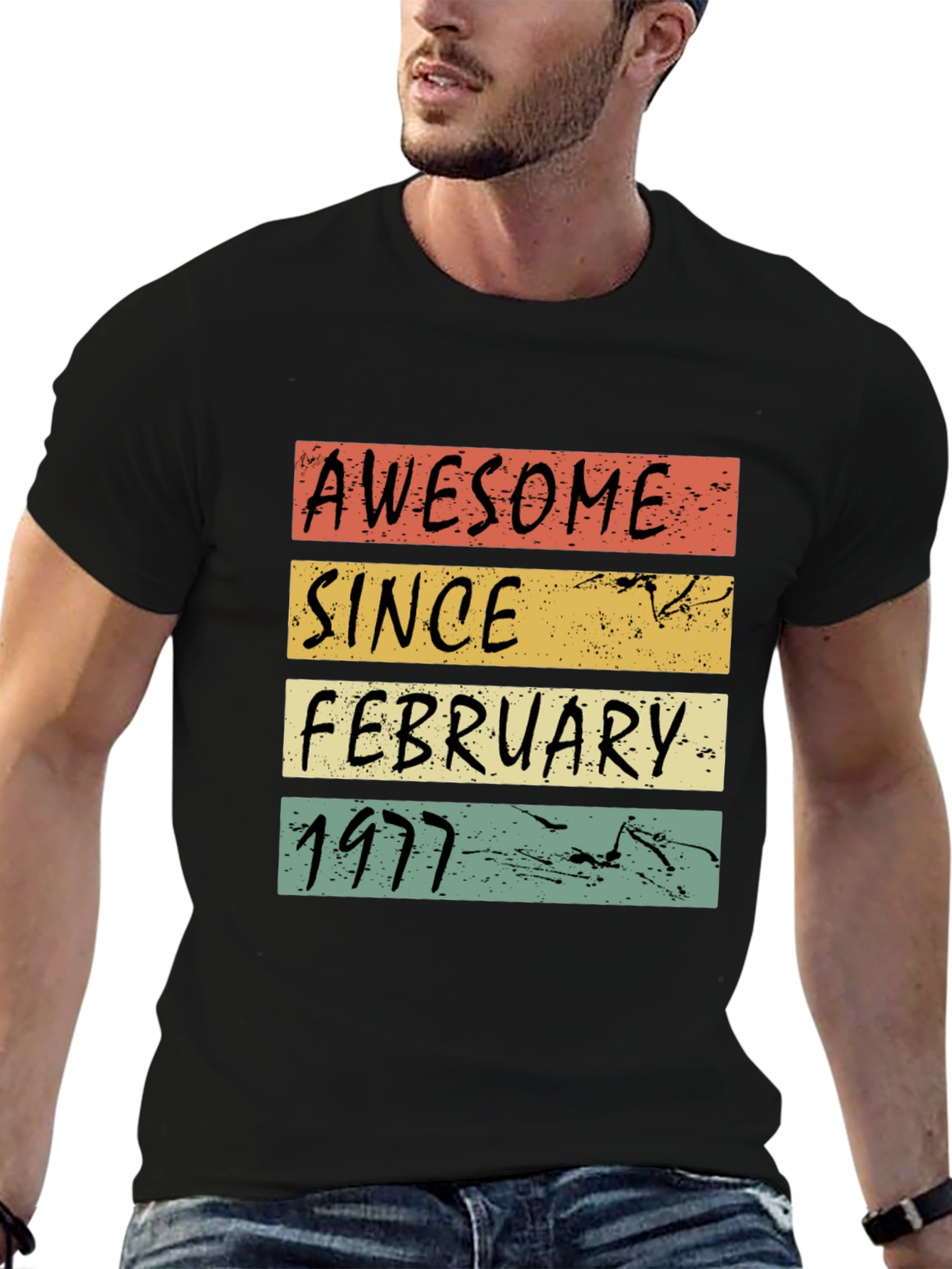 Awesome Since February 1977 Graphic T-Shirt