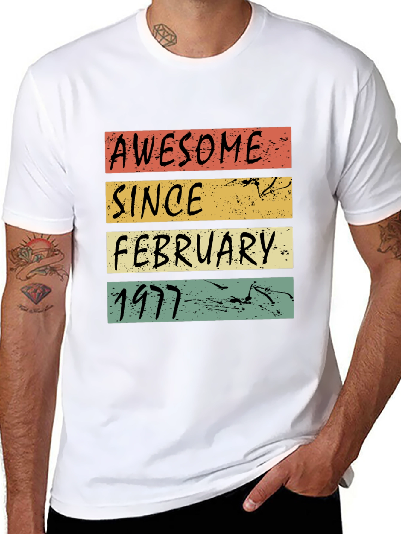 Awesome Since February 1977 Graphic T-Shirt