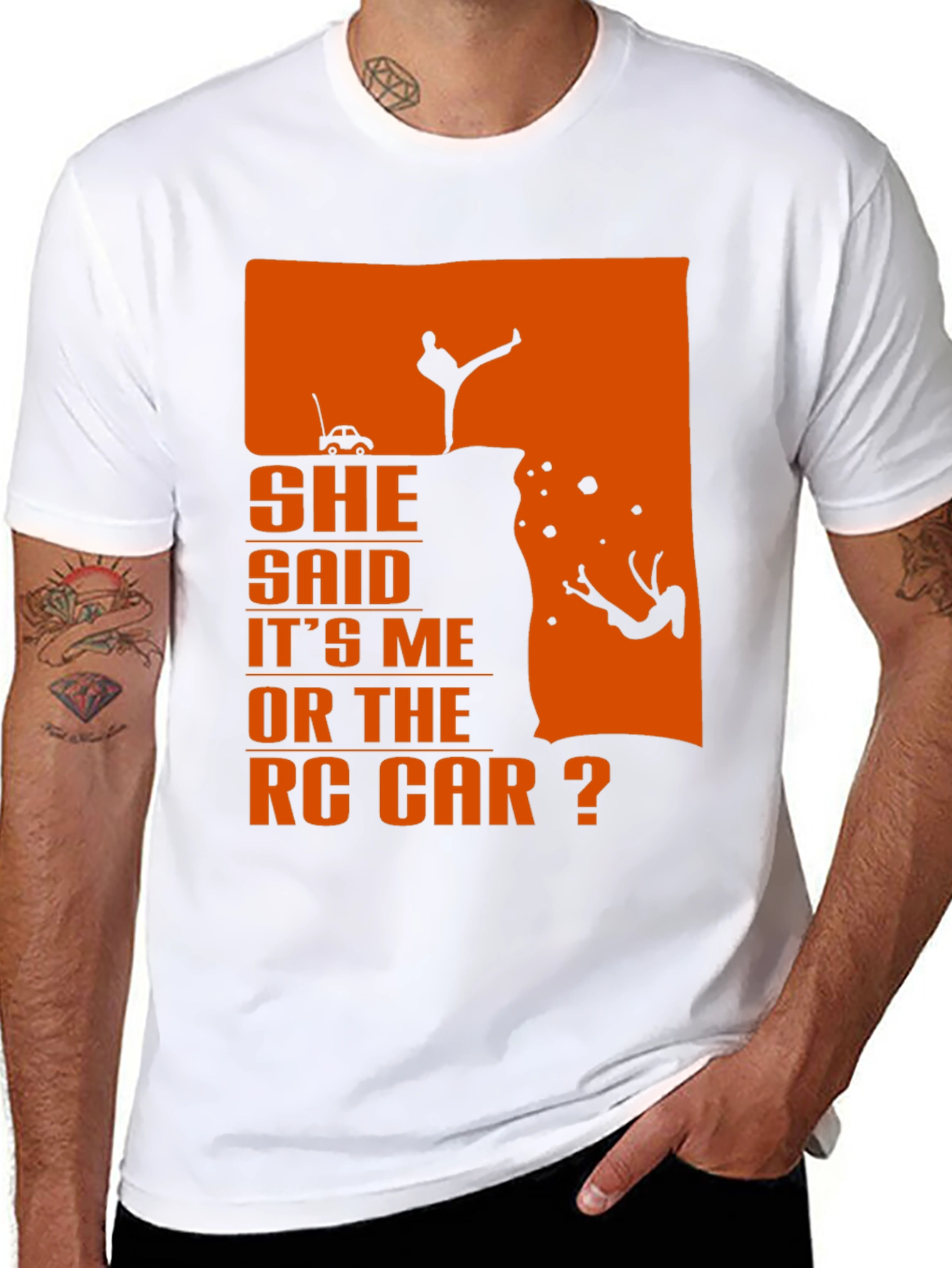 She Said RC Car Funny Humor Mens T-shirt