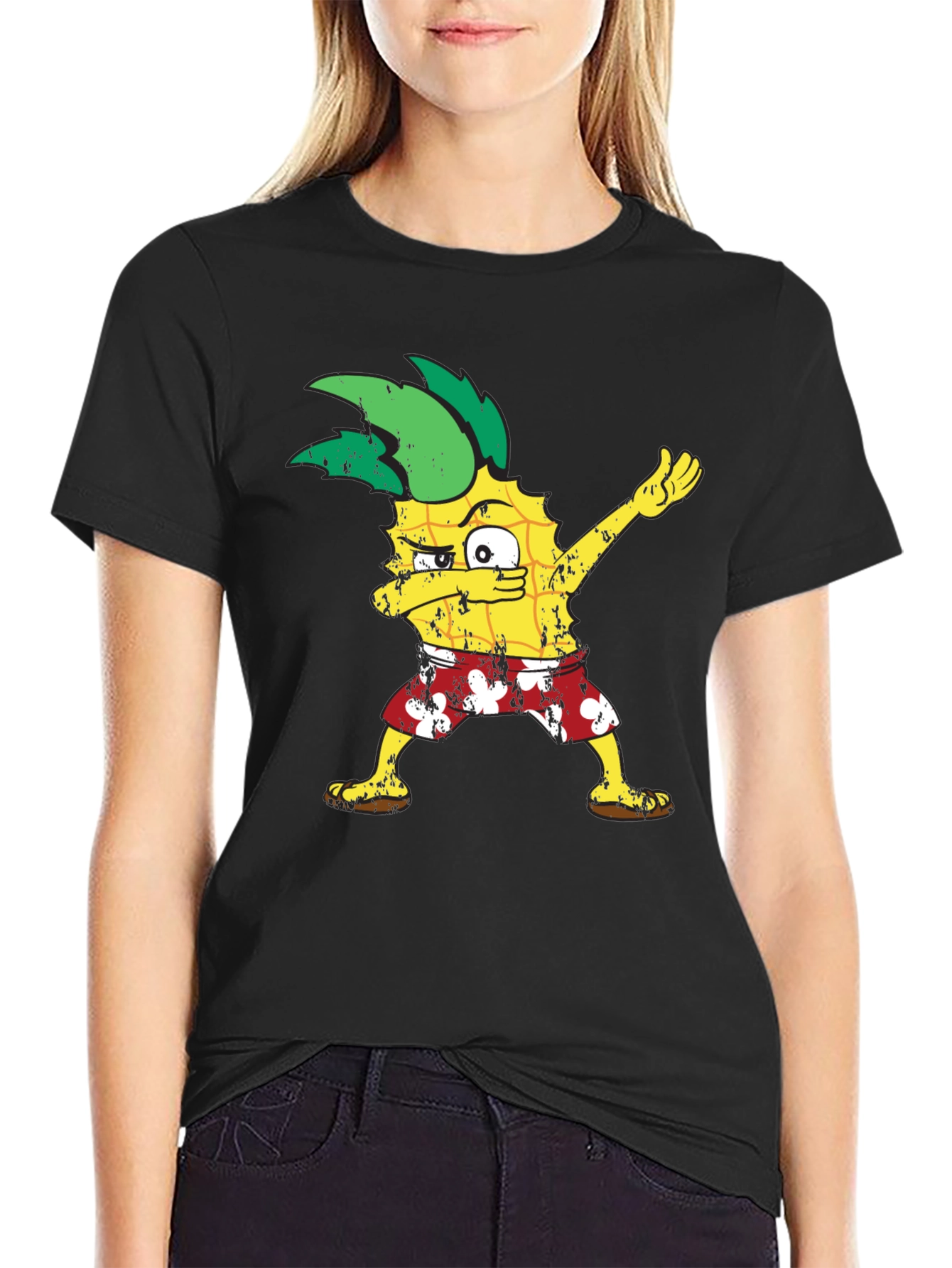 Dabbing Pineapple Graphic Tee