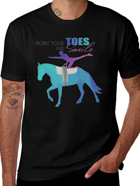 Equestrian T-Shirt: Point Your Toes and Smile
