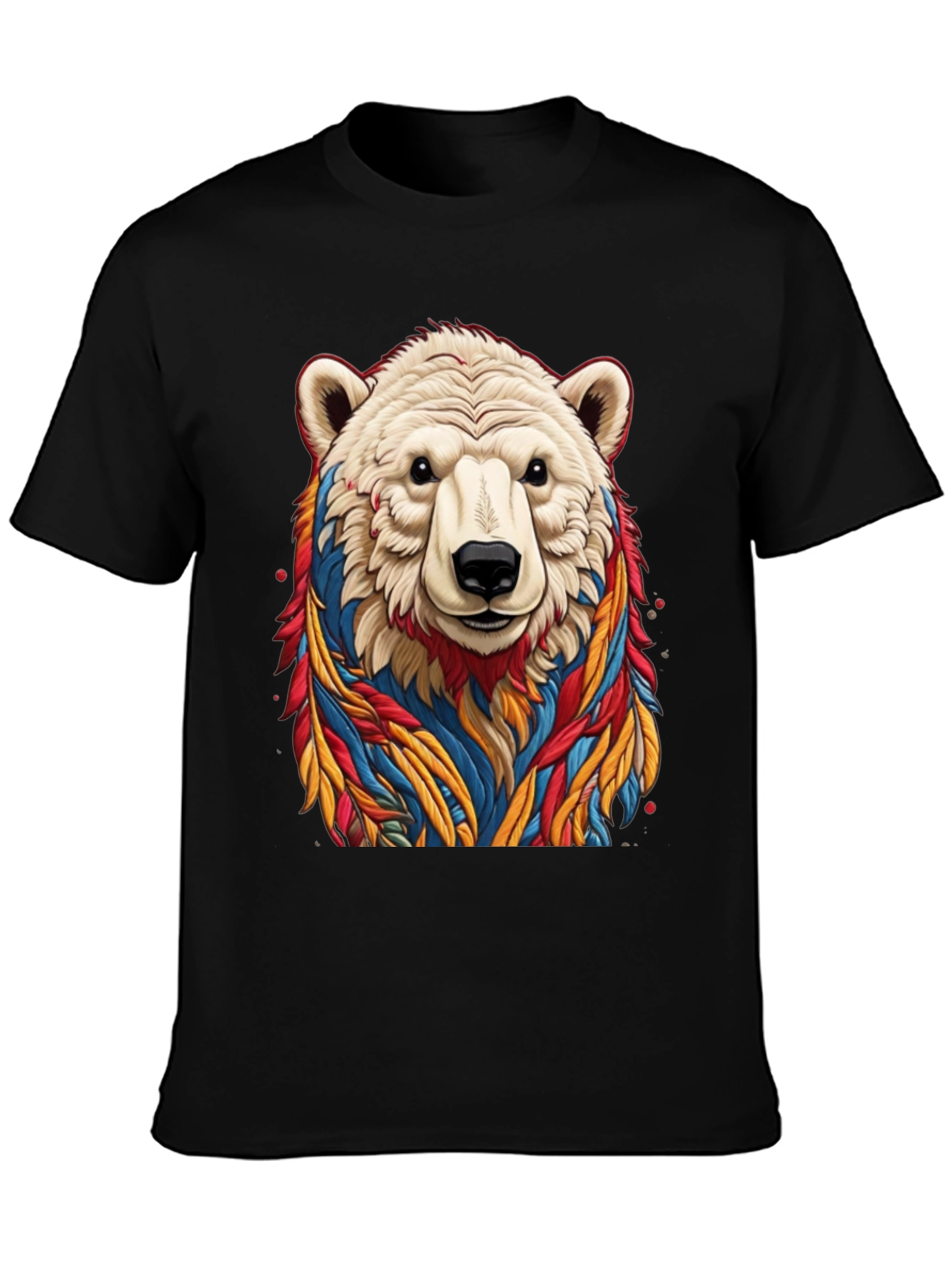 Cool Bear Graphic Tee - Black Cotton T-Shirt