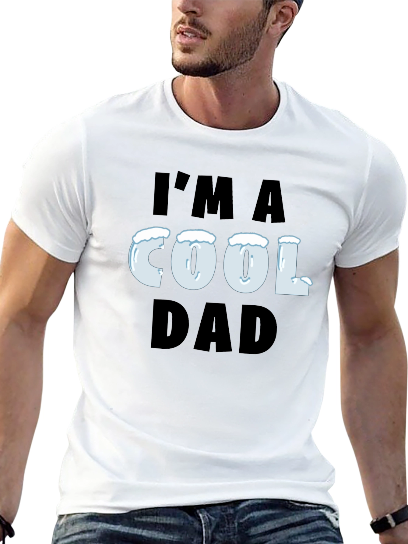 Cool Dad Graphic T-Shirt - Mens Black Tee