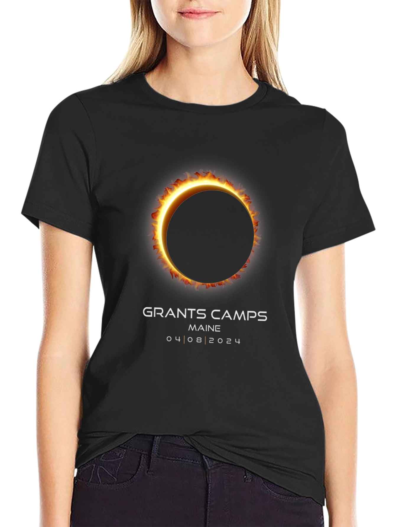 Grants Camps Maine Solar Eclipse T-Shirt