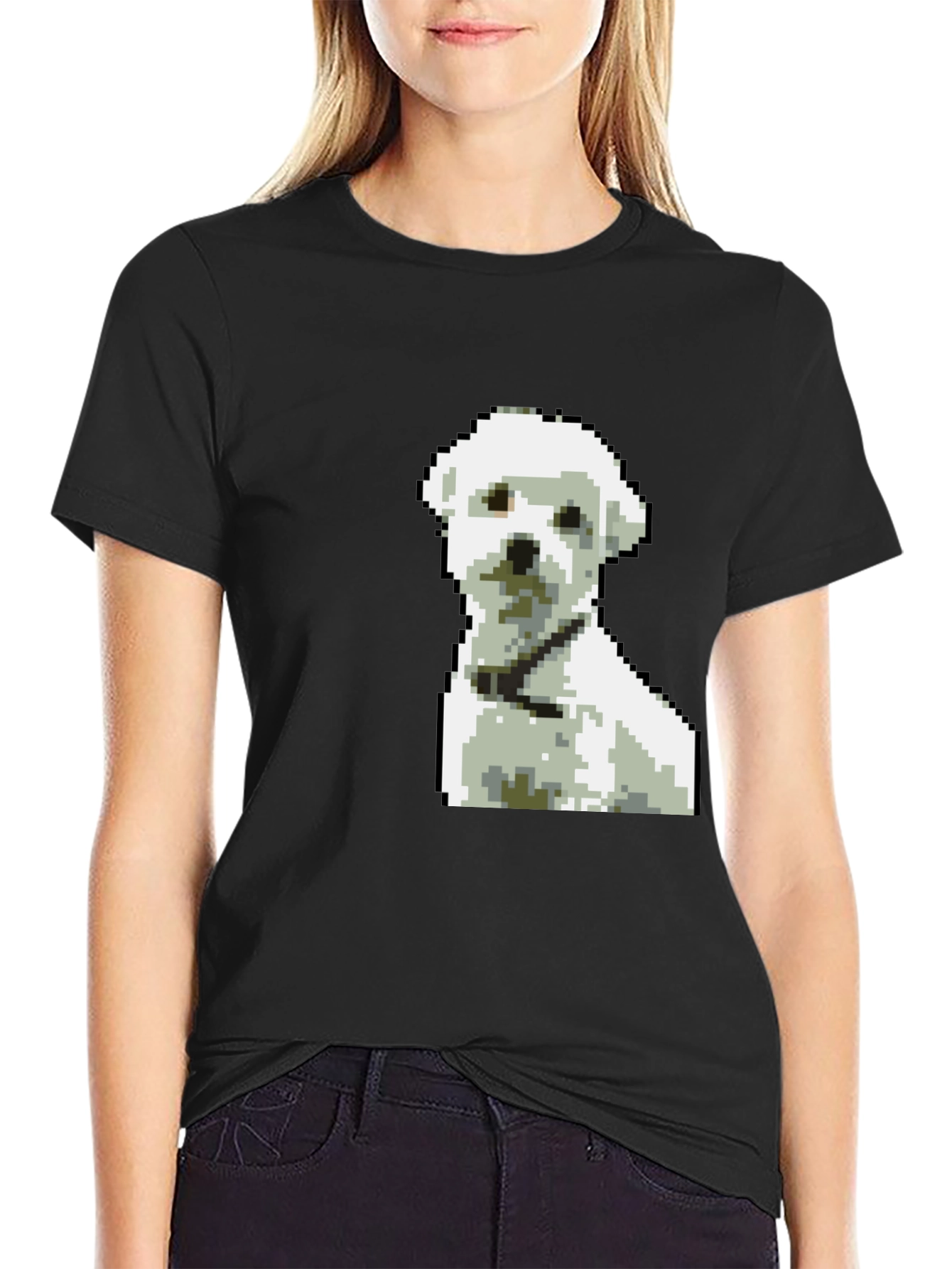 Pixel Dog T-Shirt - Retro Style Tee