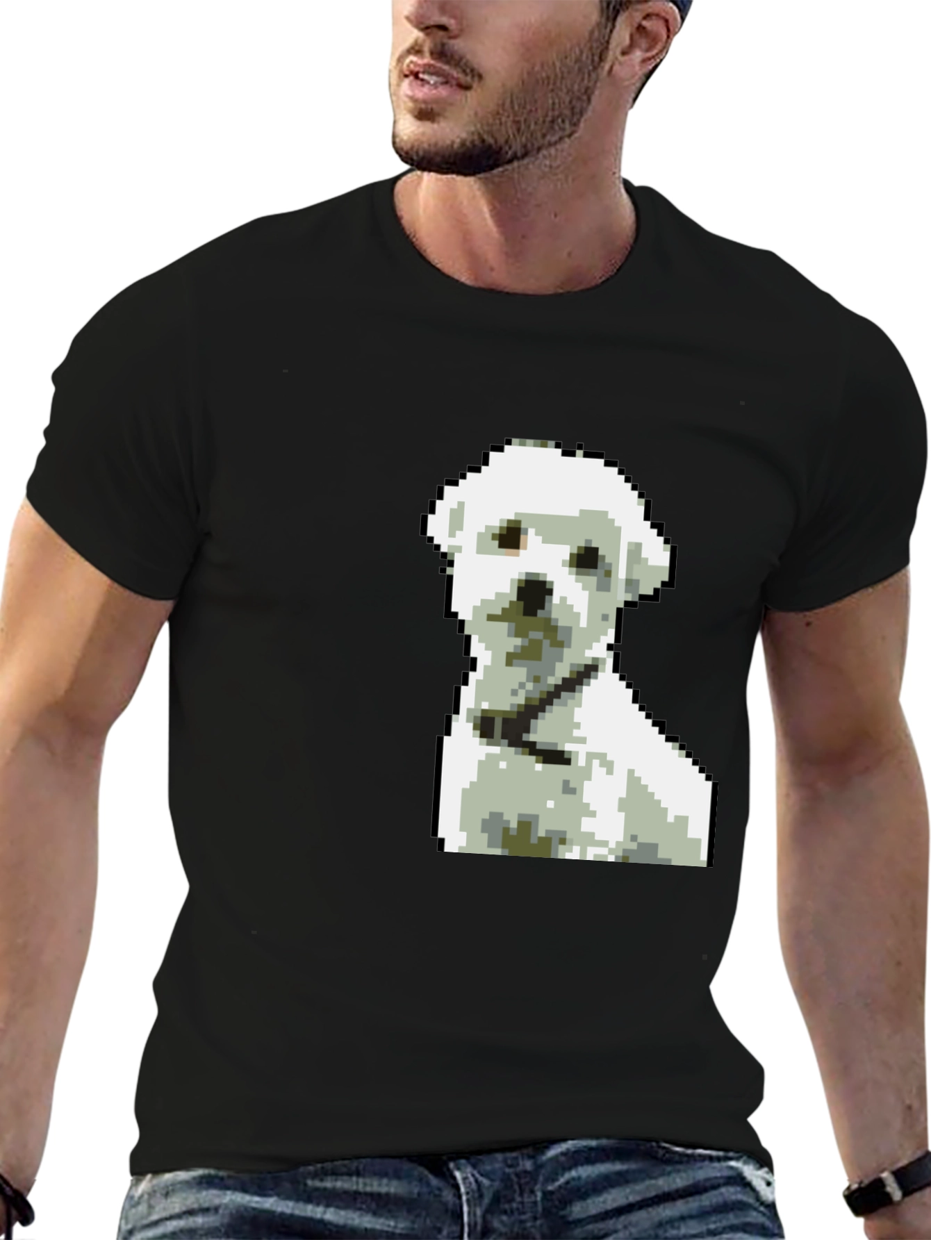 Pixel Dog T-Shirt - Retro Style Tee