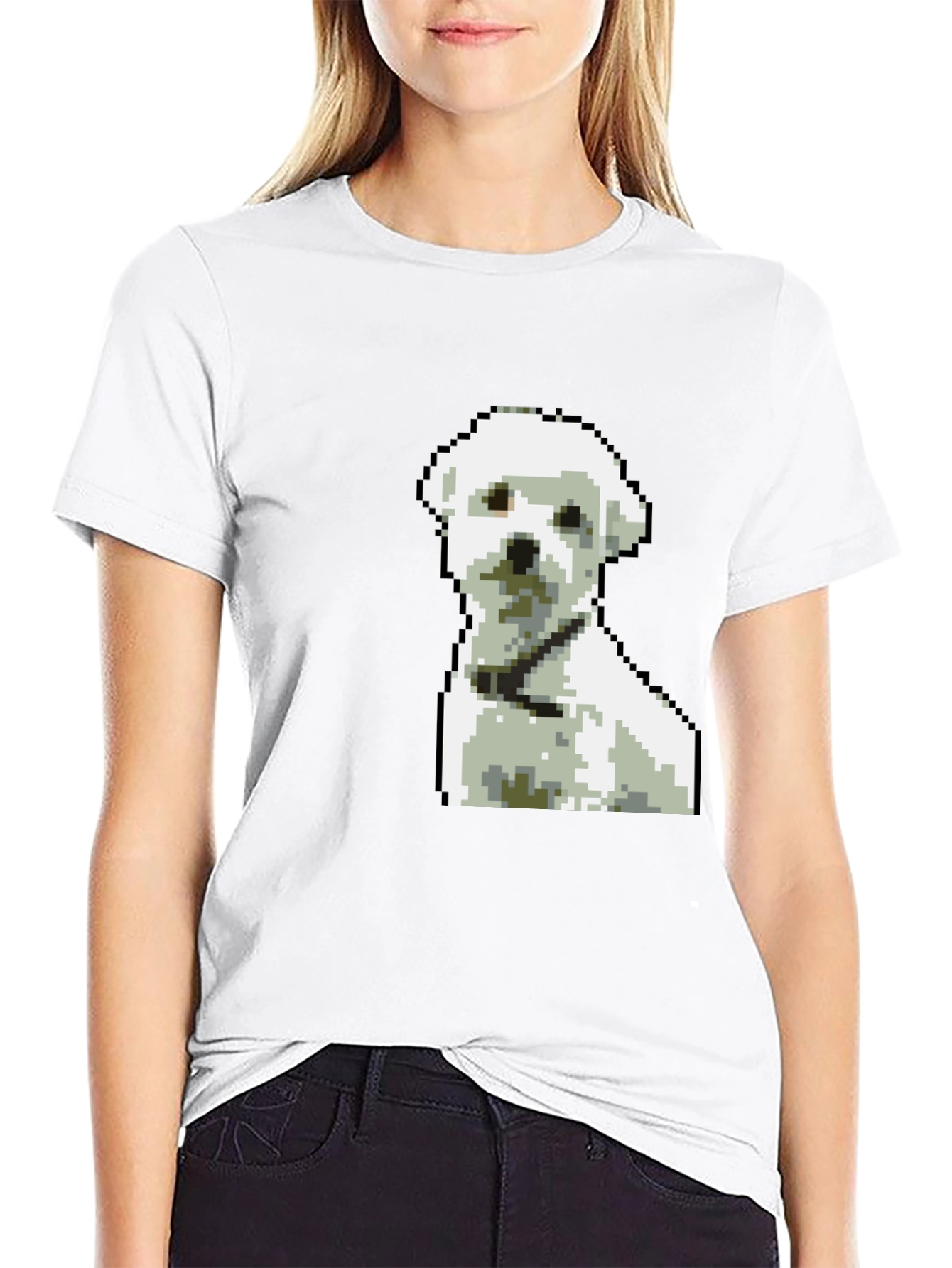 Pixel Dog T-Shirt - Retro Style Tee