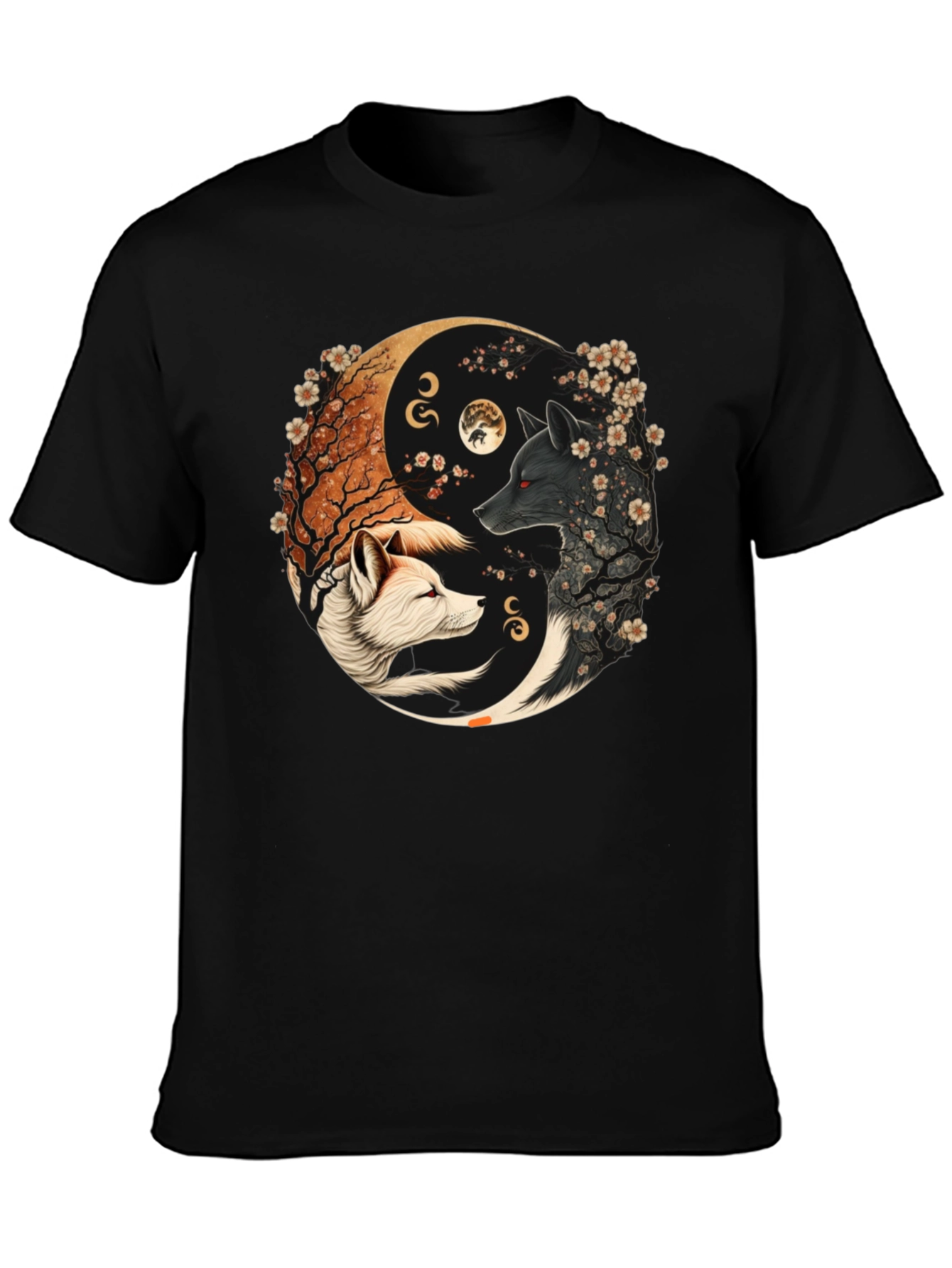 Yin Yang Wolves T-Shirt