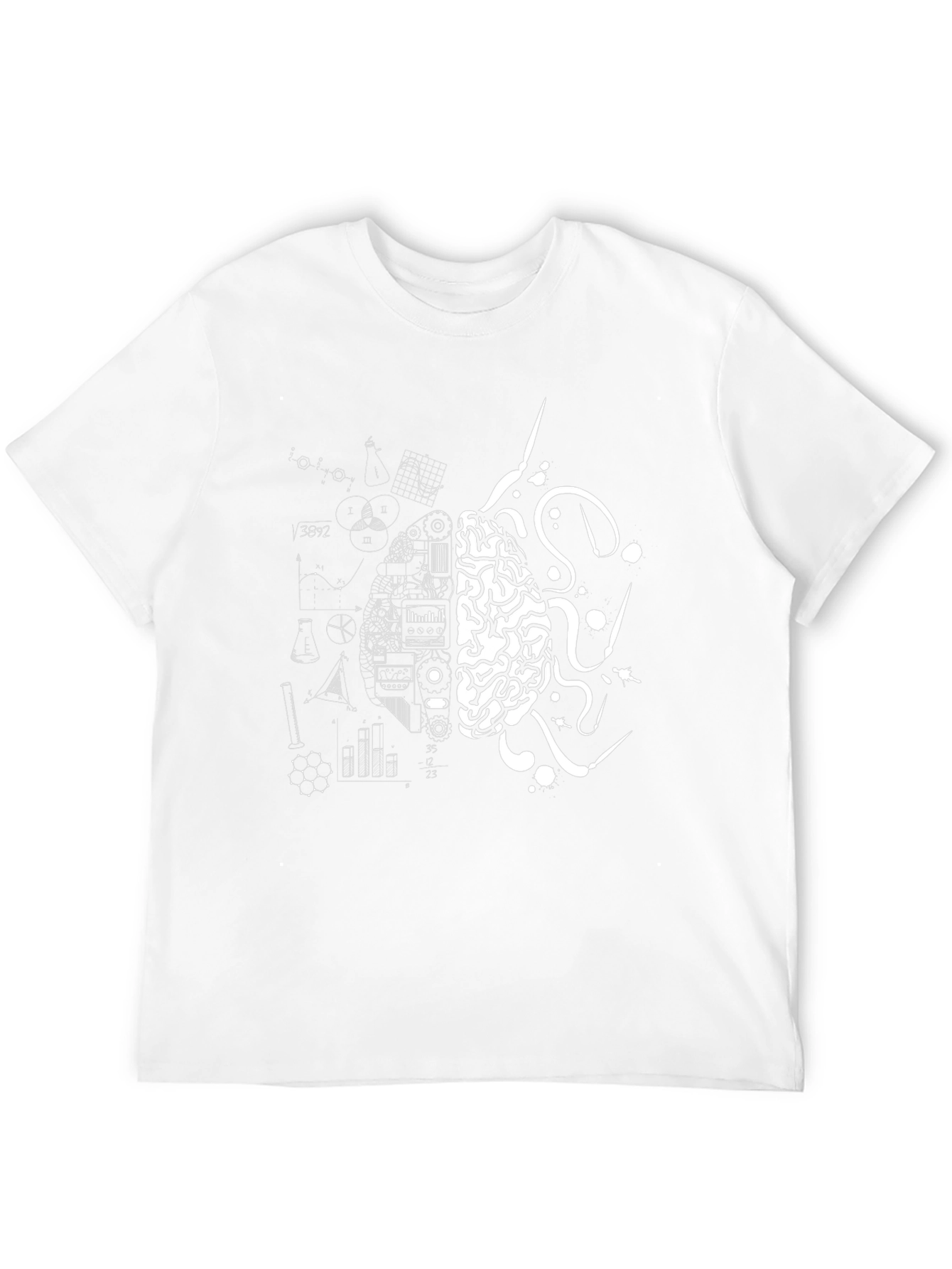 Brain Power Graphic Tee - Black