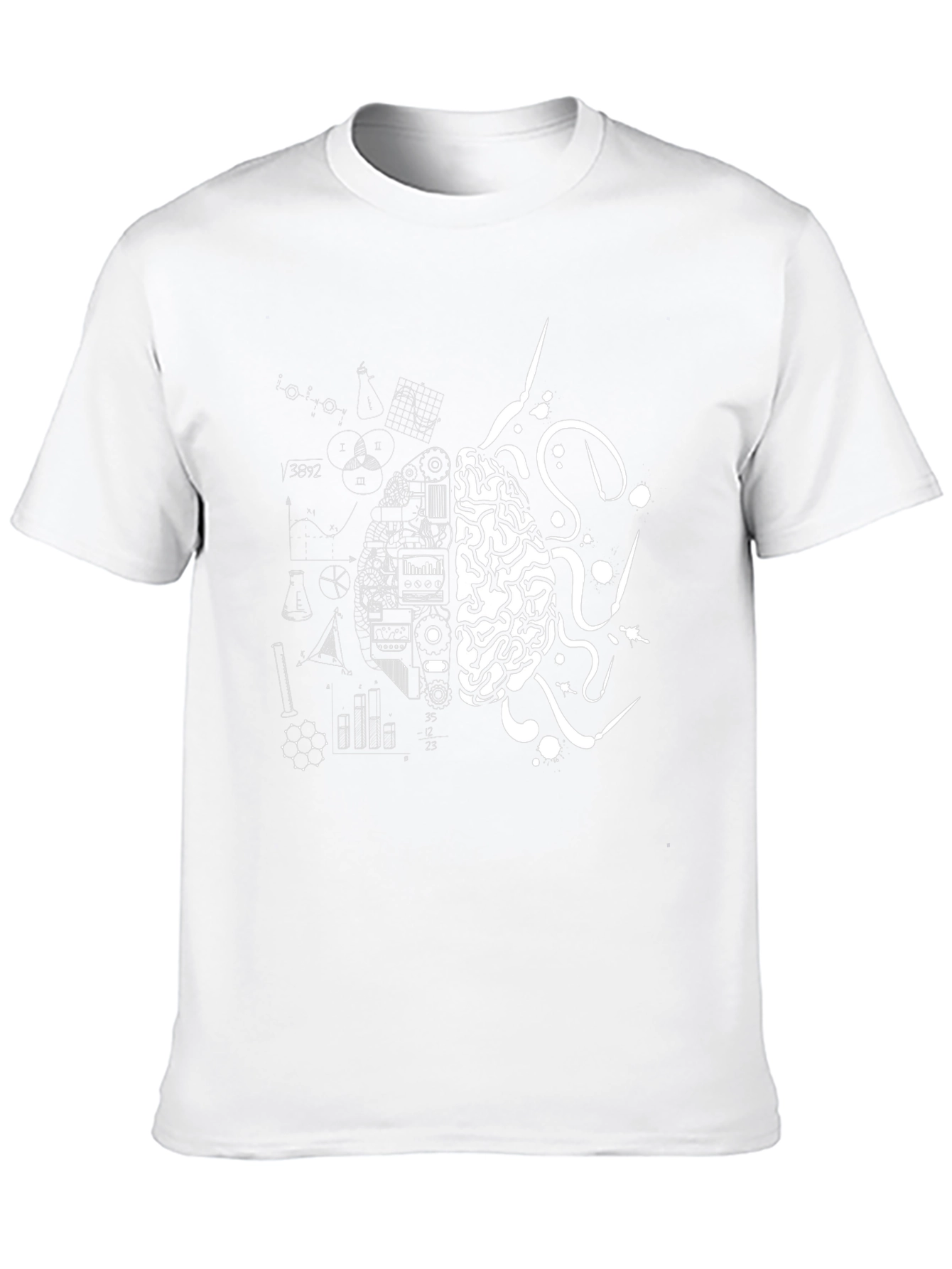 Brain Power Graphic Tee - Black