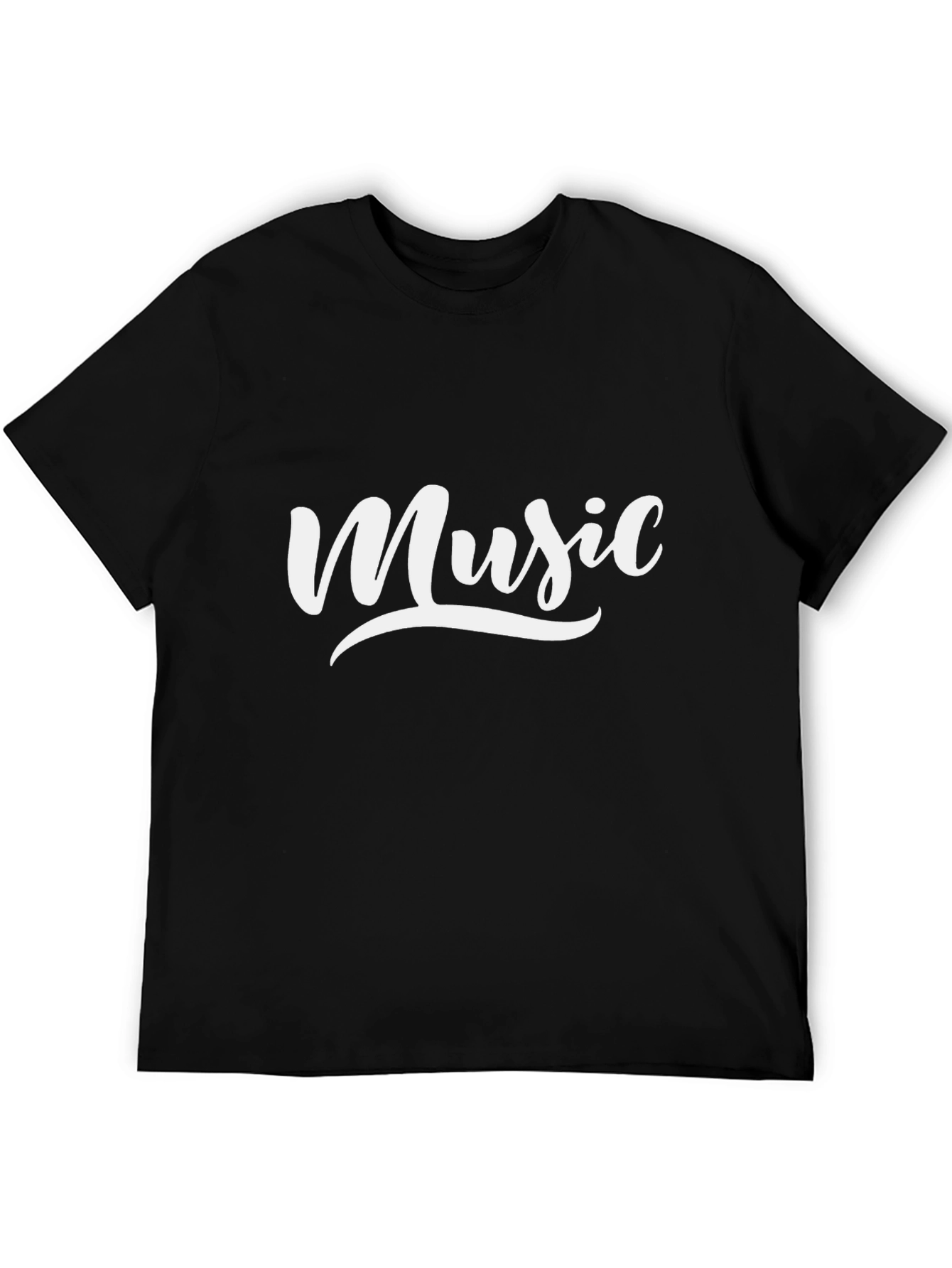 Music Graphic Black T-Shirt