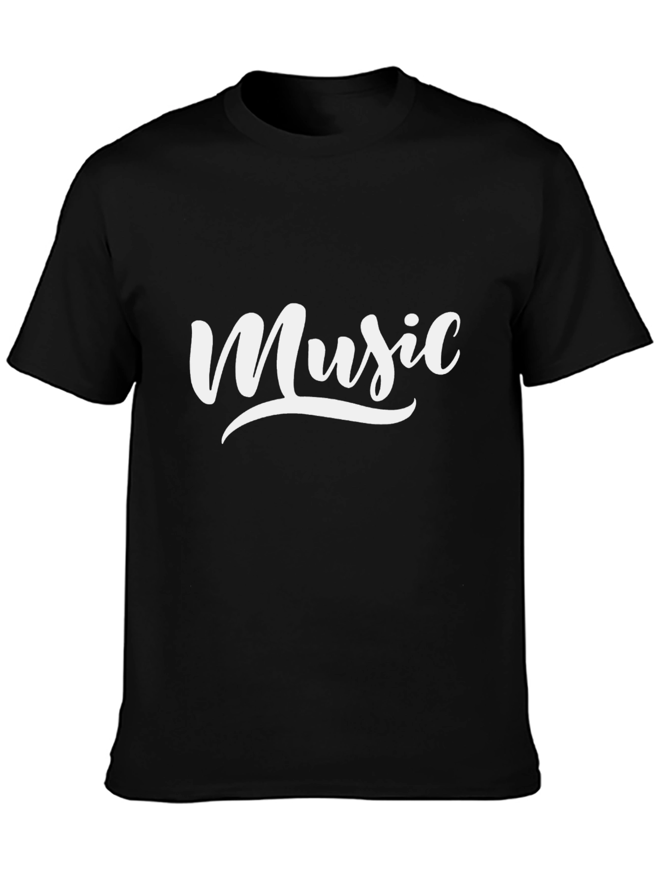 Music Graphic Black T-Shirt