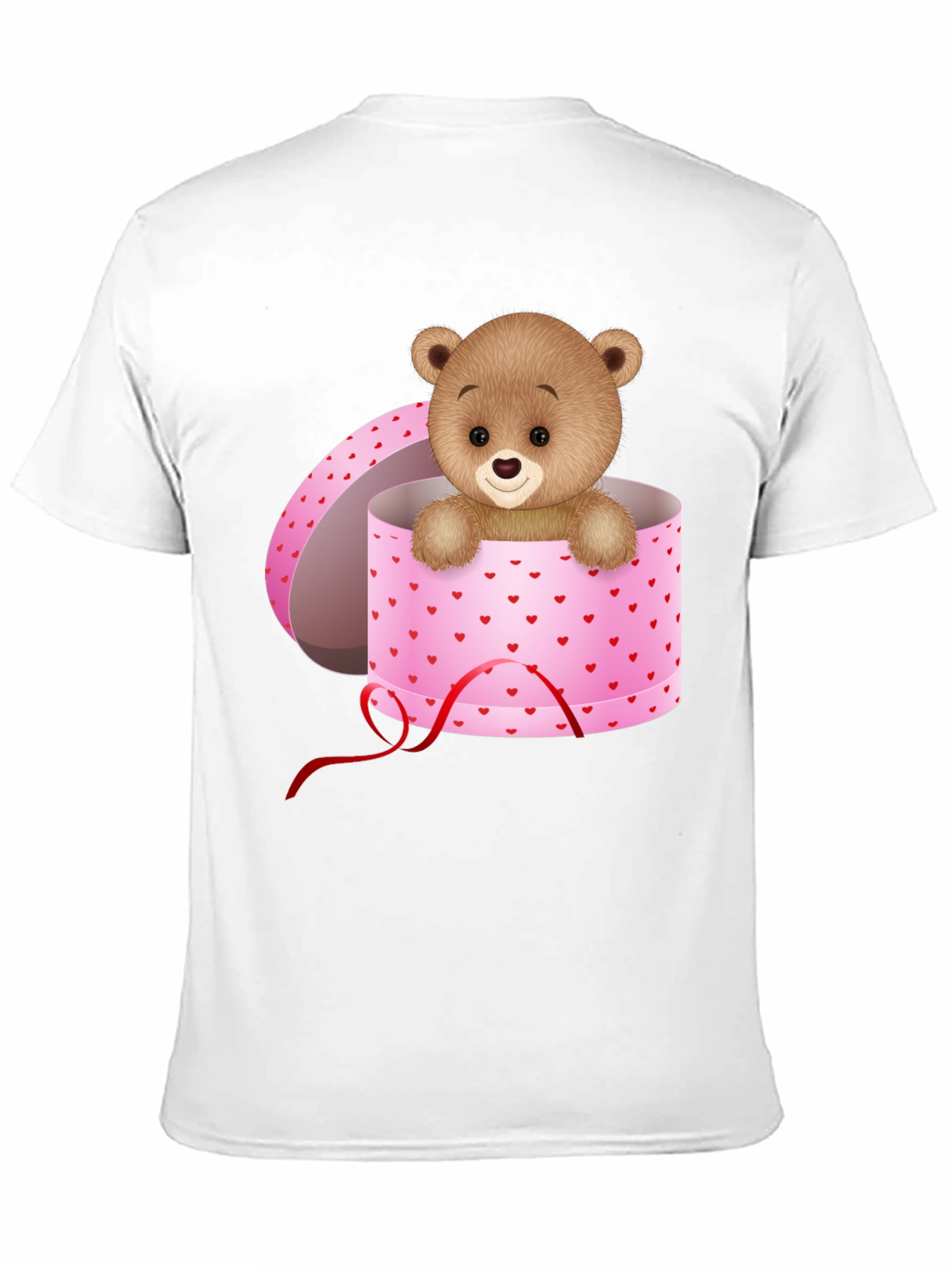 Teddy Bear in Gift Box Graphic T-Shirt