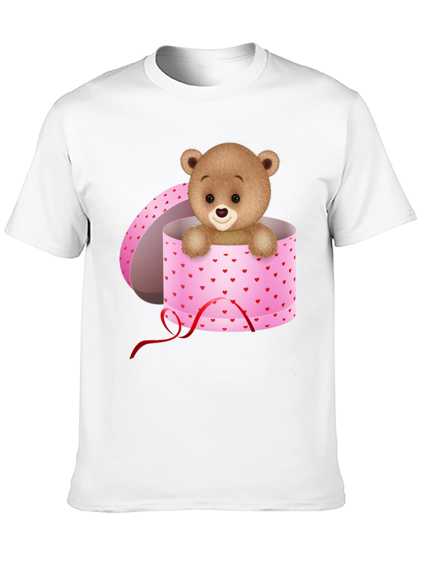 Teddy Bear in Gift Box Graphic T-Shirt