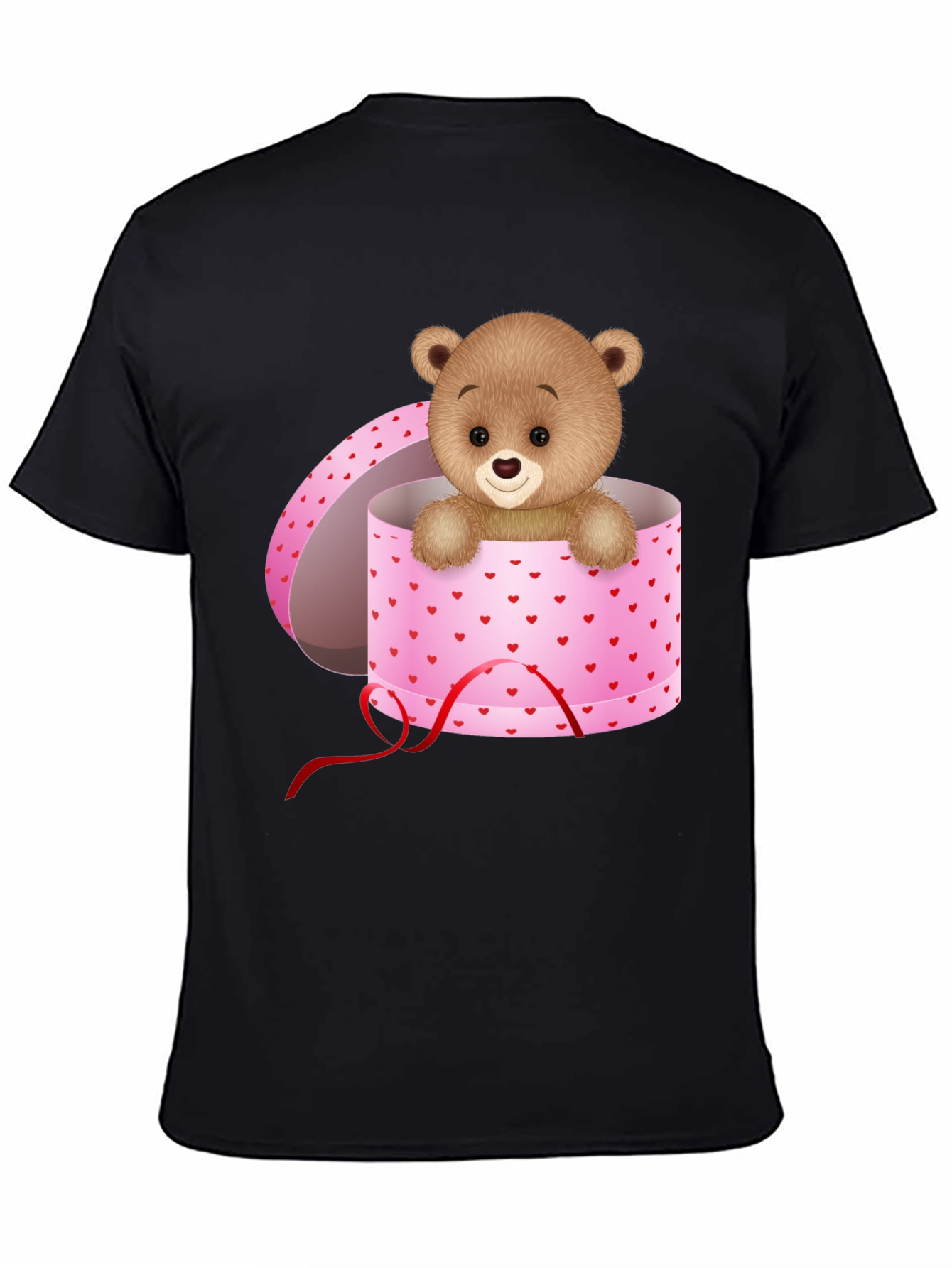 Teddy Bear in Gift Box Graphic T-Shirt