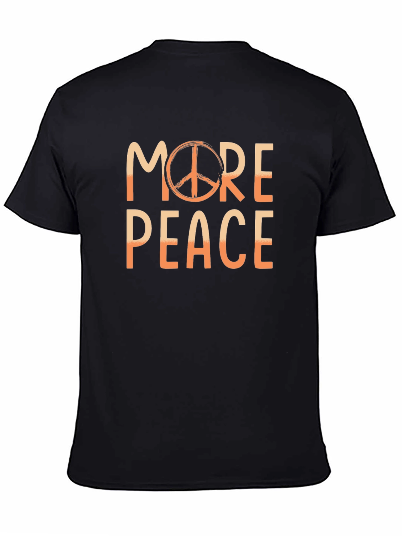 More Peace Black Graphic T-Shirt