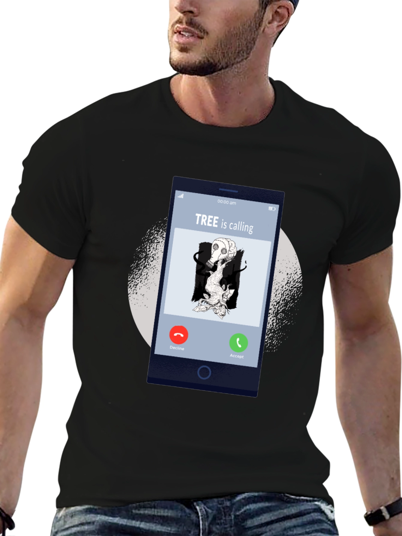 Tree is Calling Graphic T-Shirt - Eco Awareness Tee